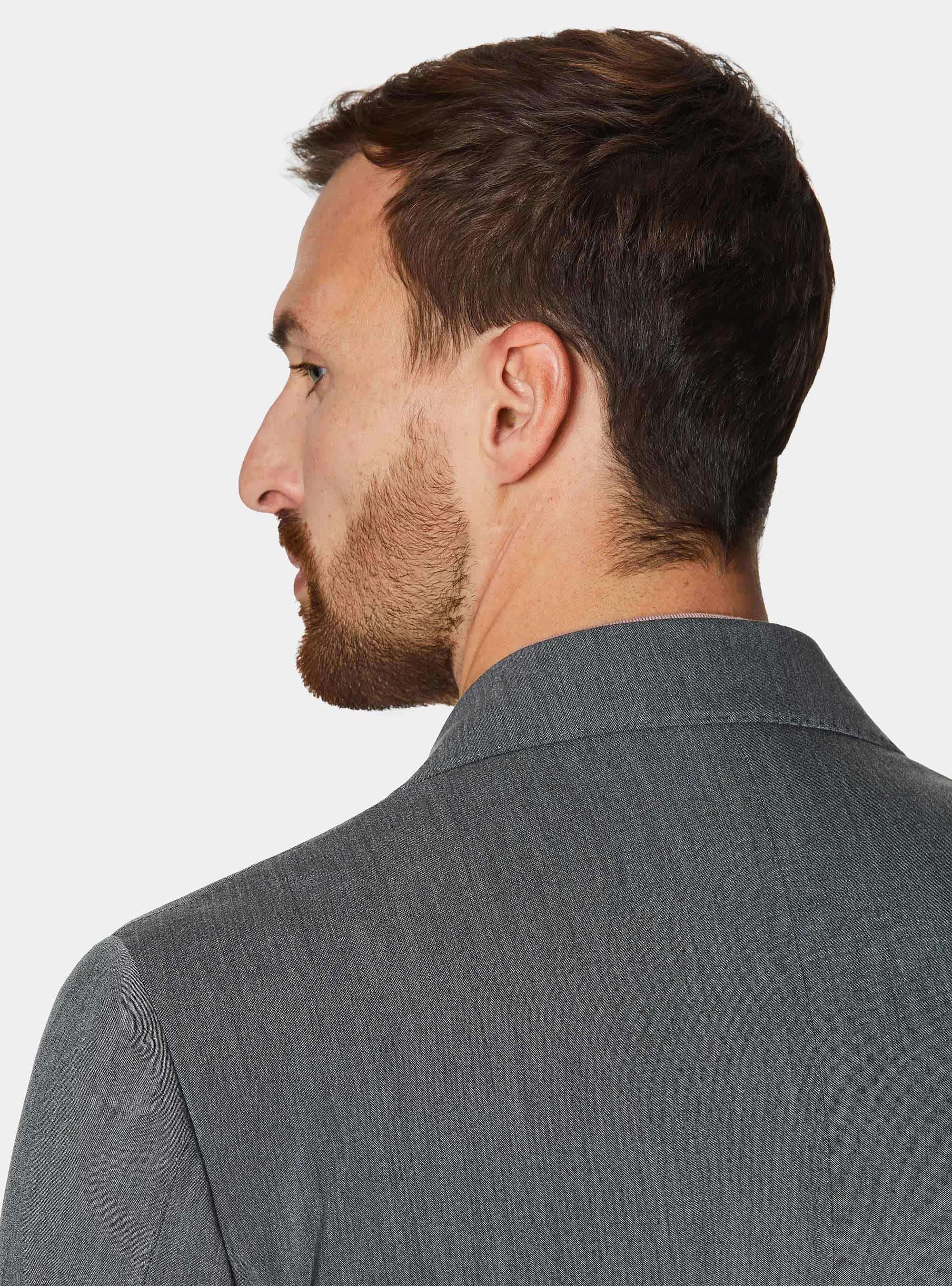 Slim fit suit blazer, GRIGIO SCURO 0125C