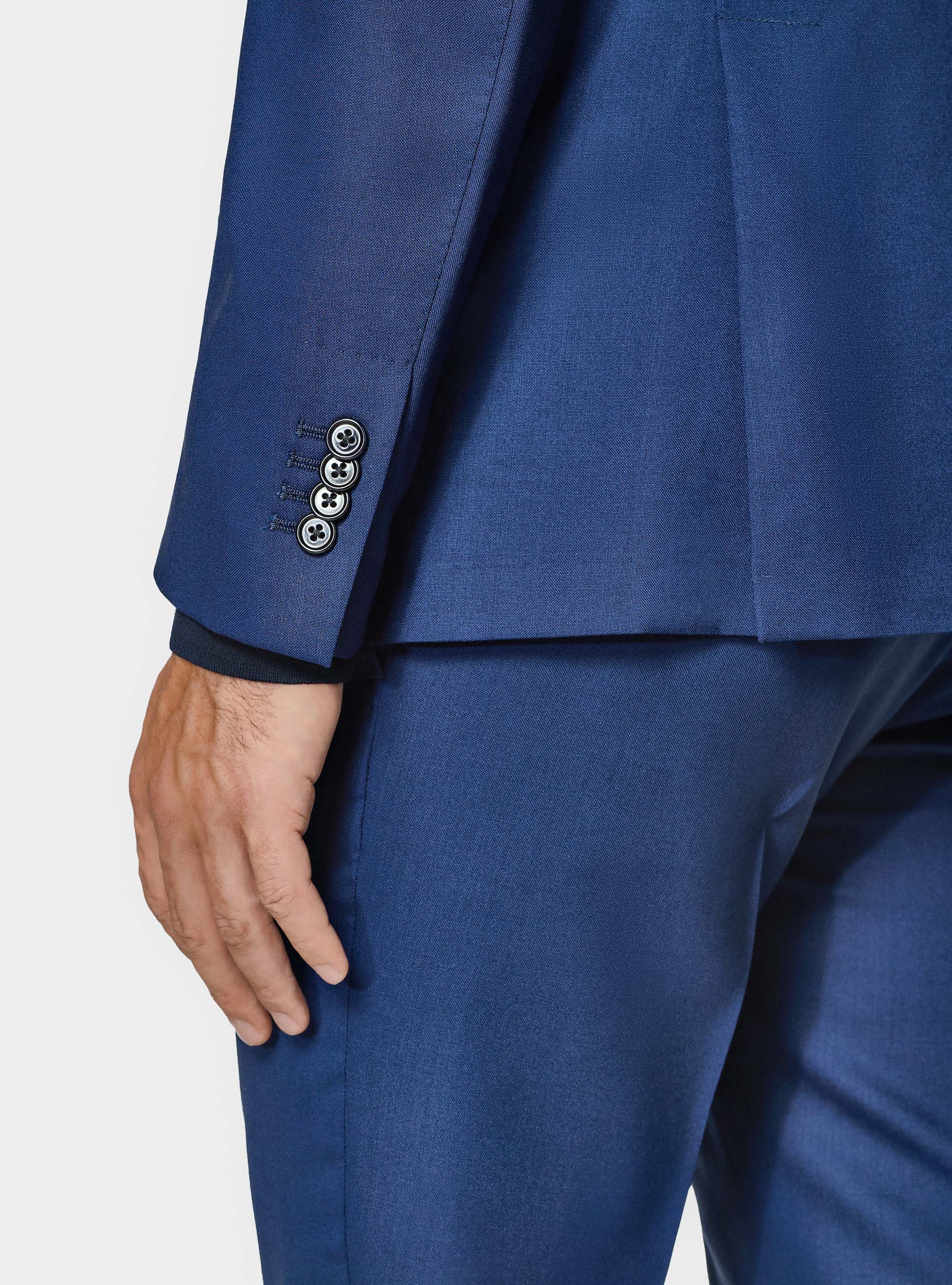 Pure wool suit blazer Vitale Barberis Canonico, BLUE