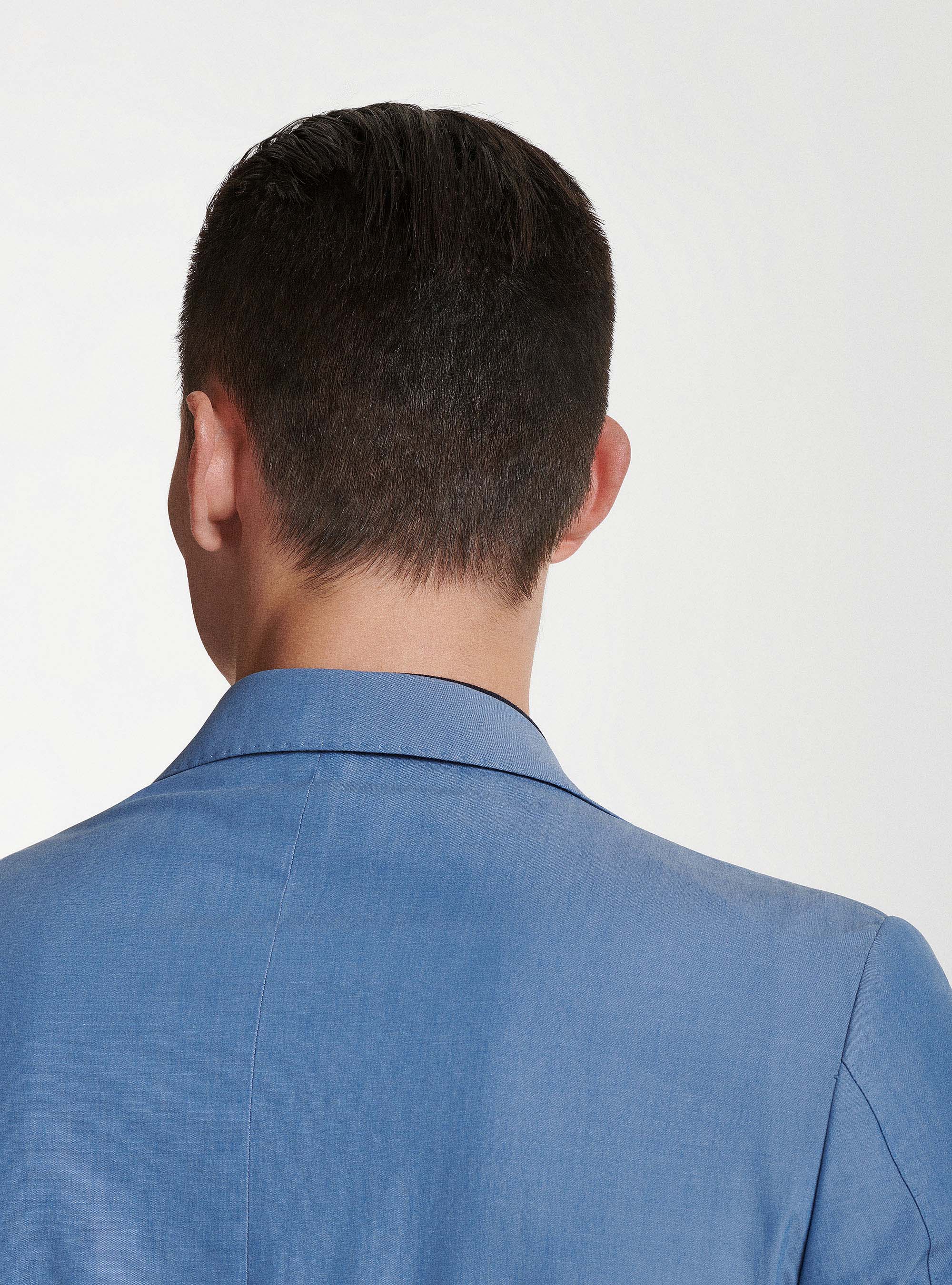 Giacca per abito in misto cotone DUEMILAGORI, AZZURRO