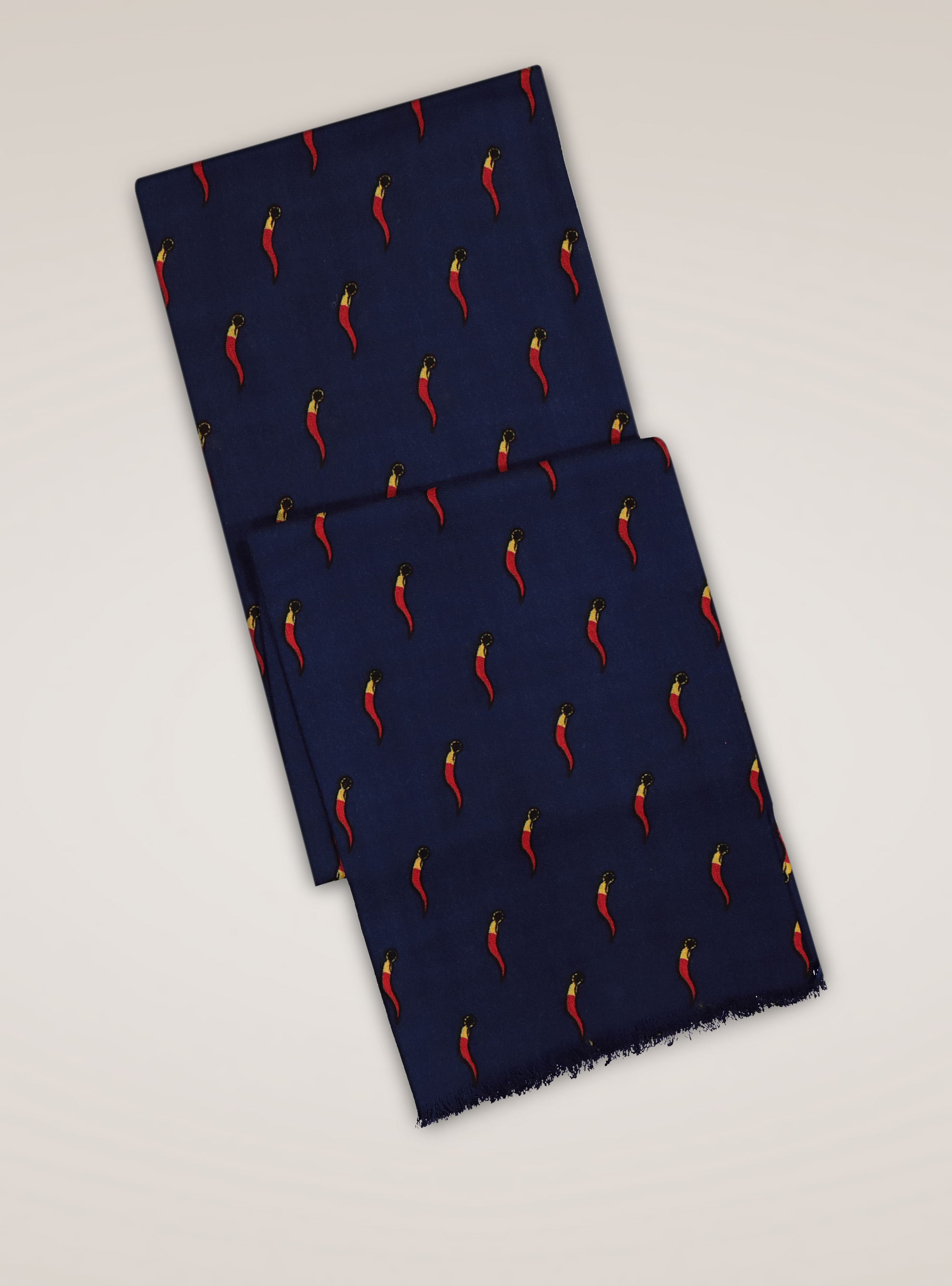 &Eacute;charpe en laine, BLEU MARINE