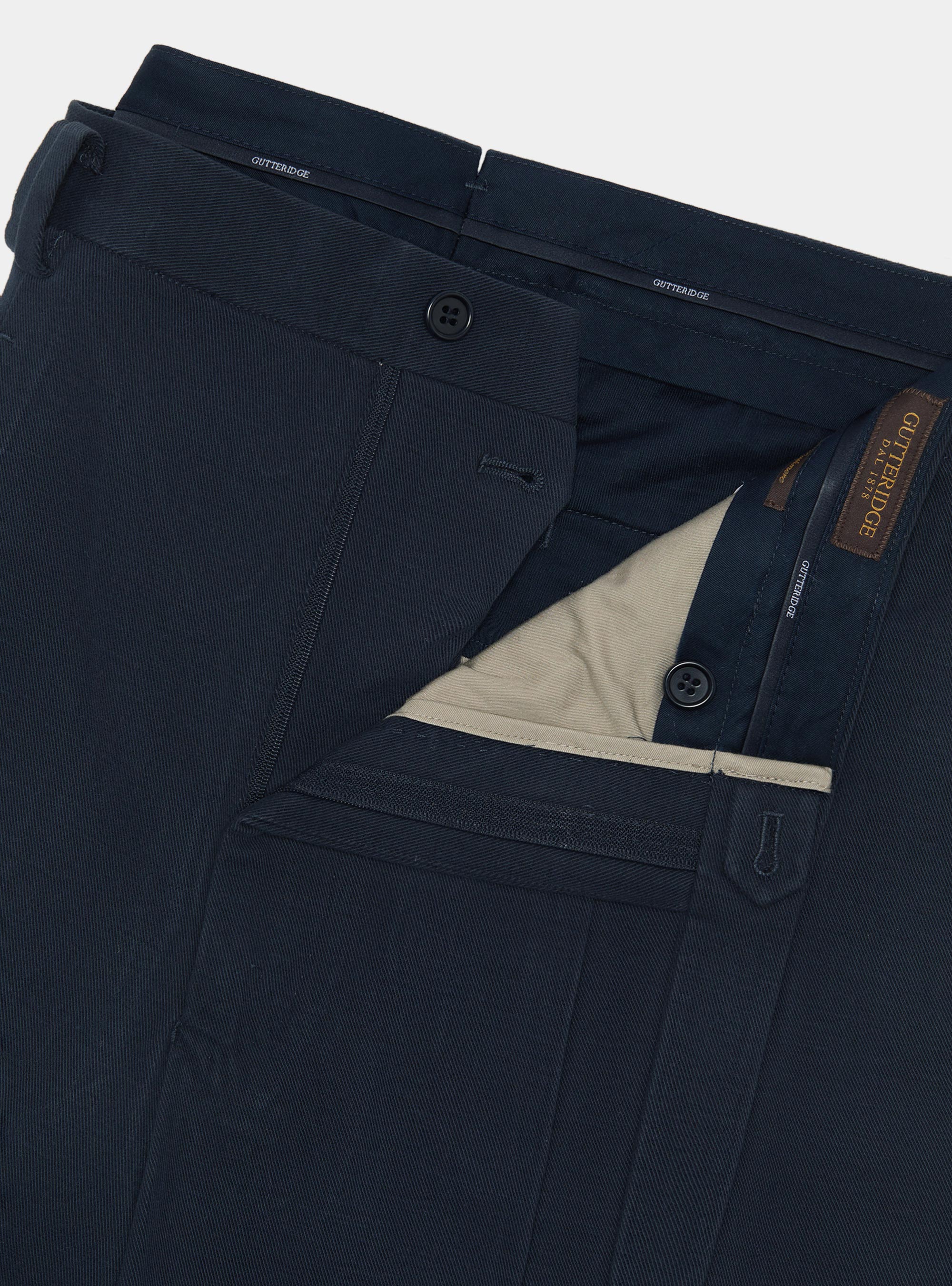 Abn&auml;herhose aus Baumwolle und Kaschmir-Twill, NAVY 0218C