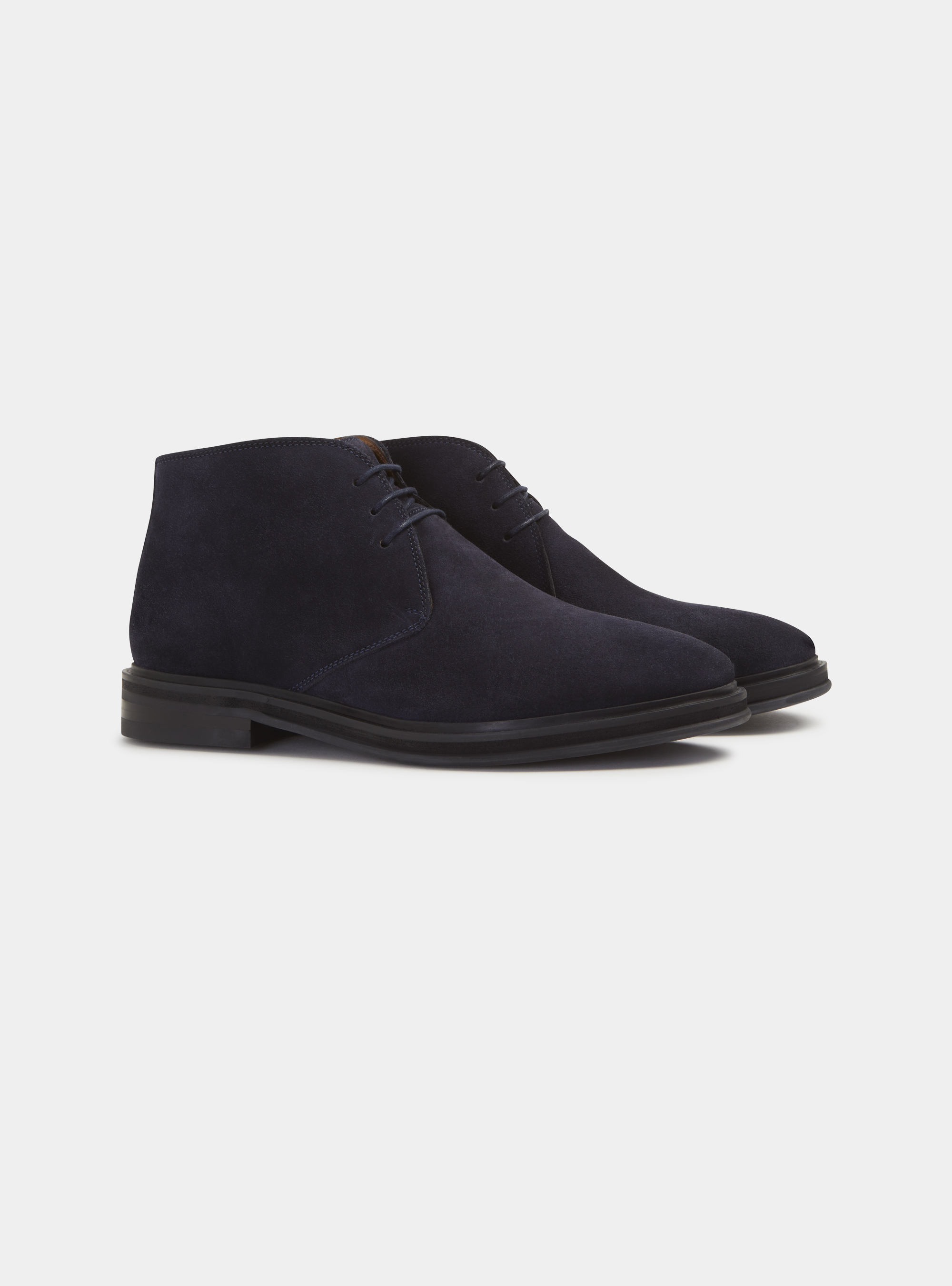 Polacchine in pelle scamosciata, BLU NAVY