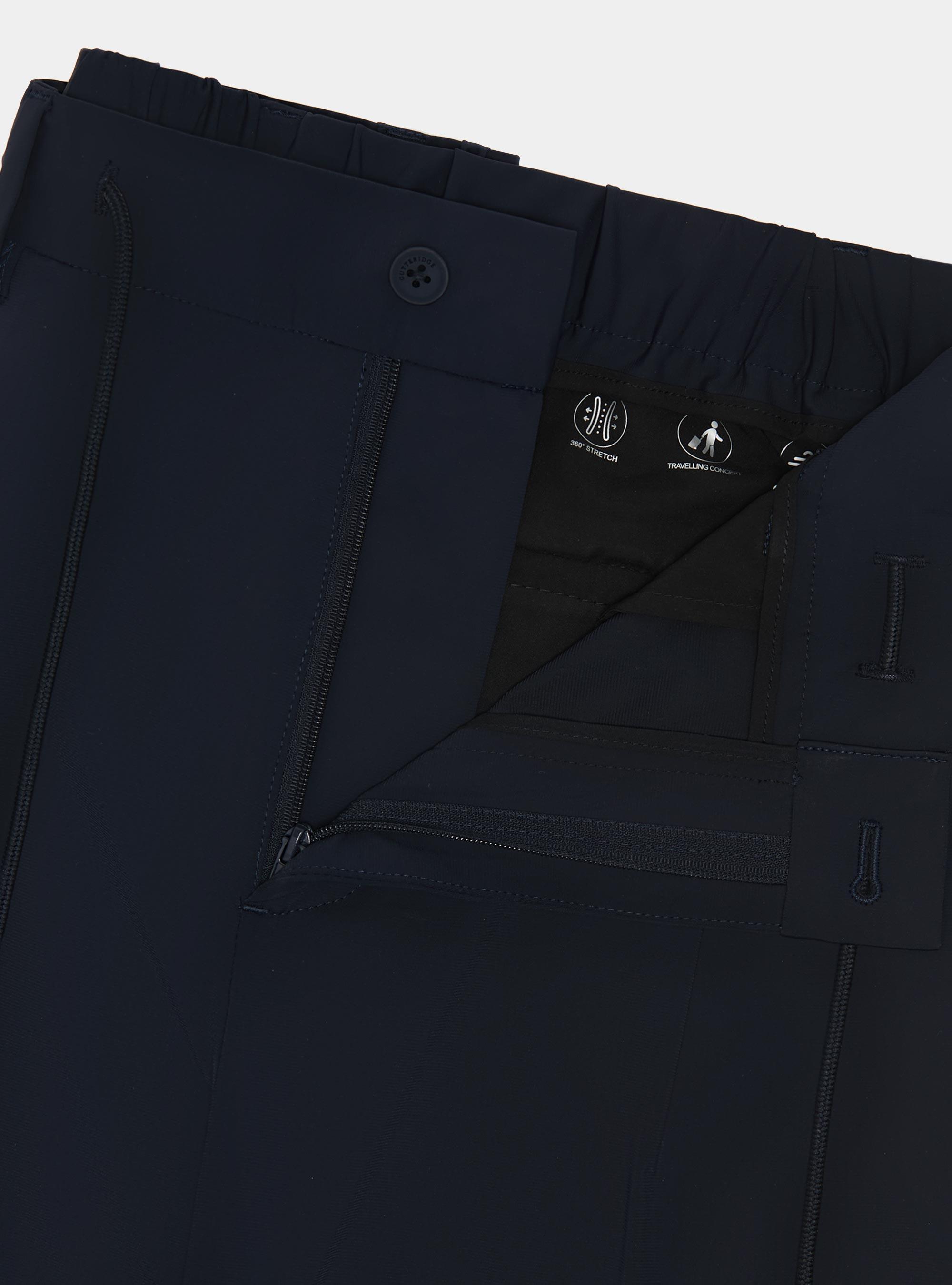 Pantal&oacute;n GT01 de punto el&aacute;stico, AZUL MARINO