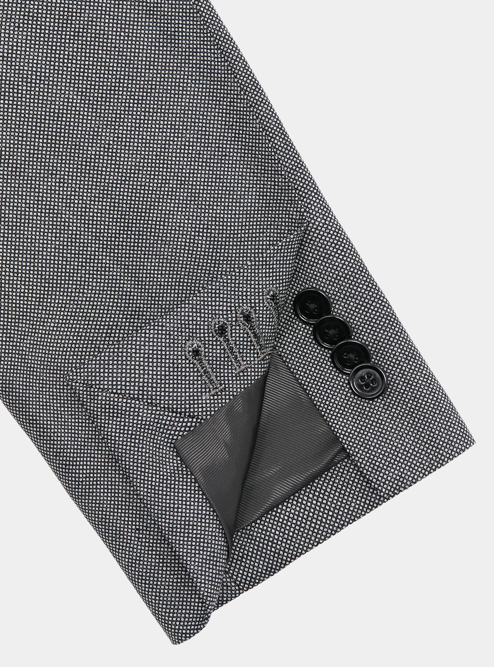 Giacca per abito in lana occhio di pernice Vitale Barberis Canonico, GRIGIO CHIARO