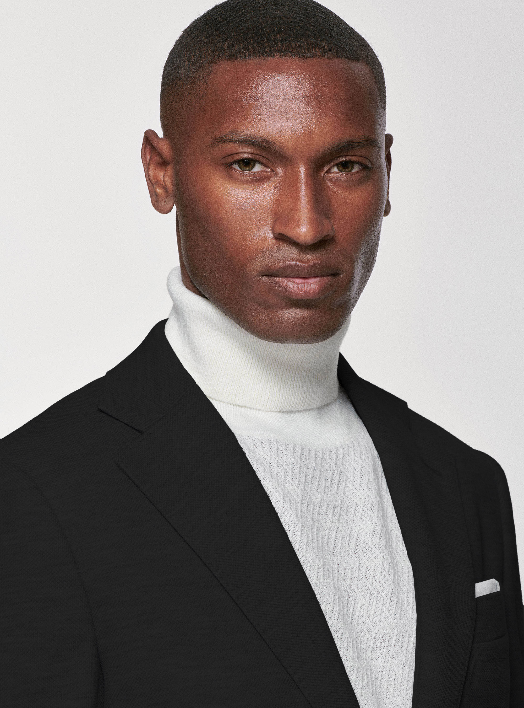 Giacca sfoderata in jersey, NERO