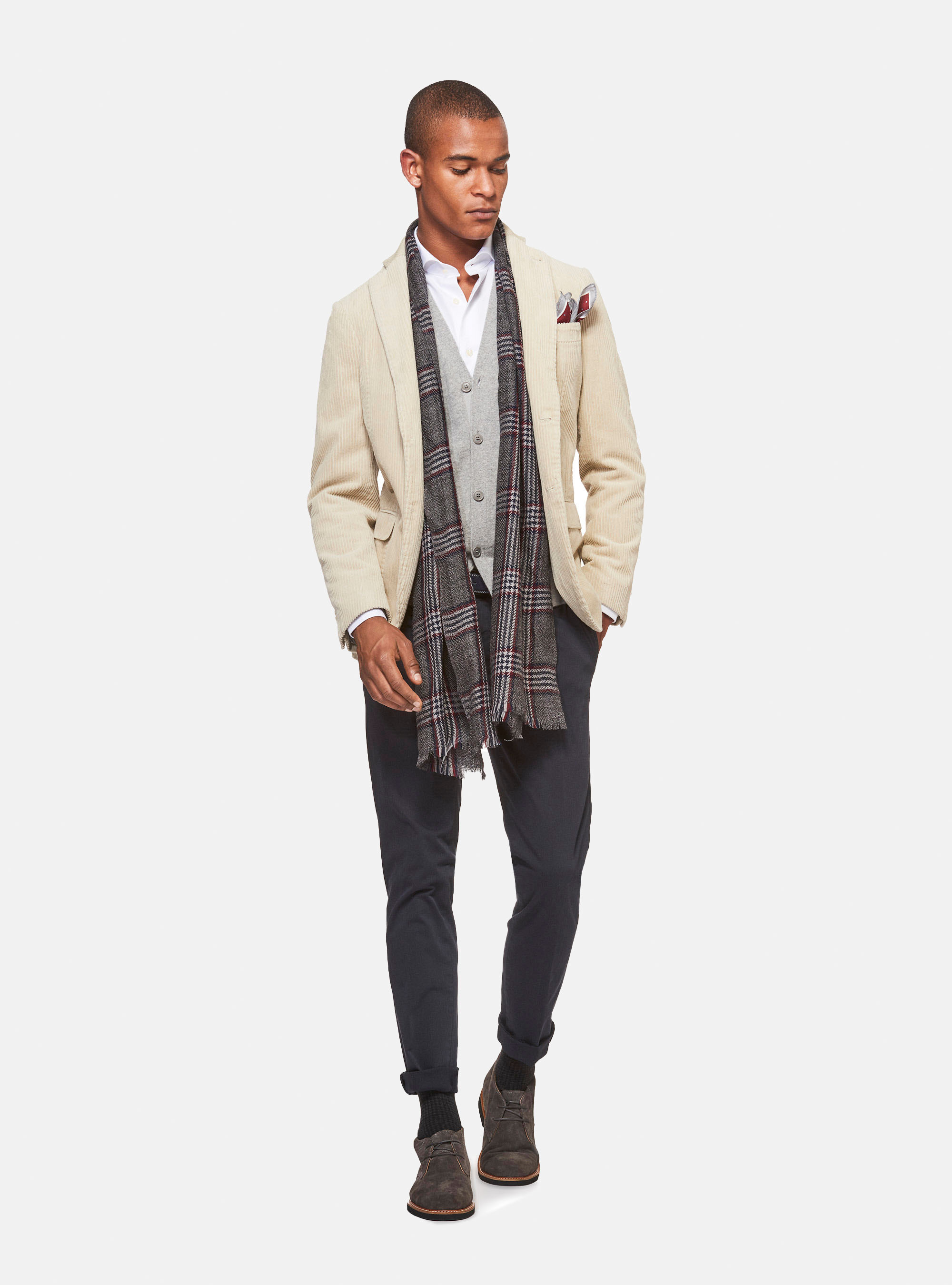 Velvet blazer, OFF-WHITE