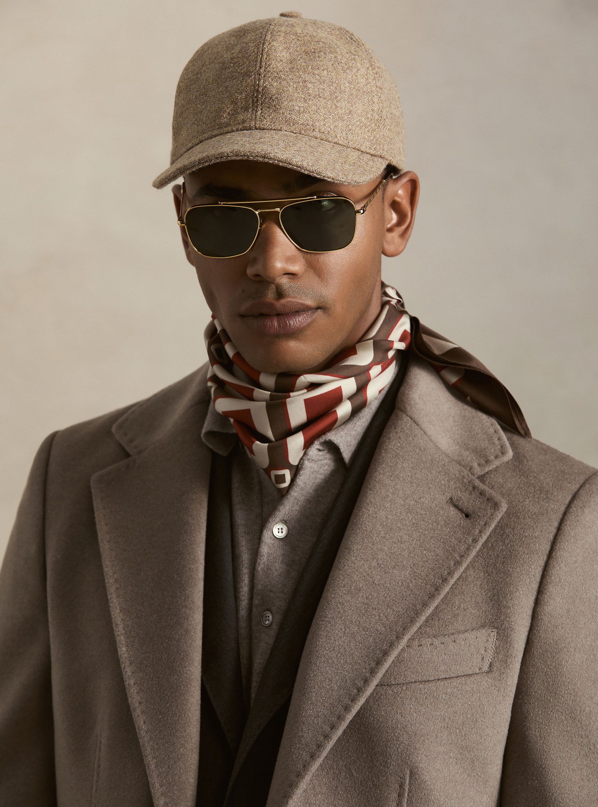 Single-breasted wool and cashmere coat, FANGO 0555C