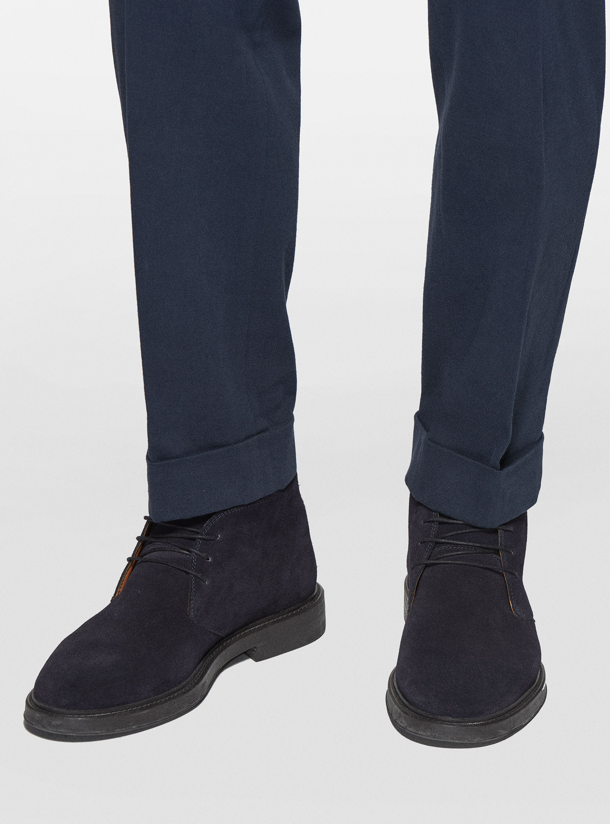 Abn&auml;herhose aus Baumwolle und Kaschmir-Twill, NAVY 0218C