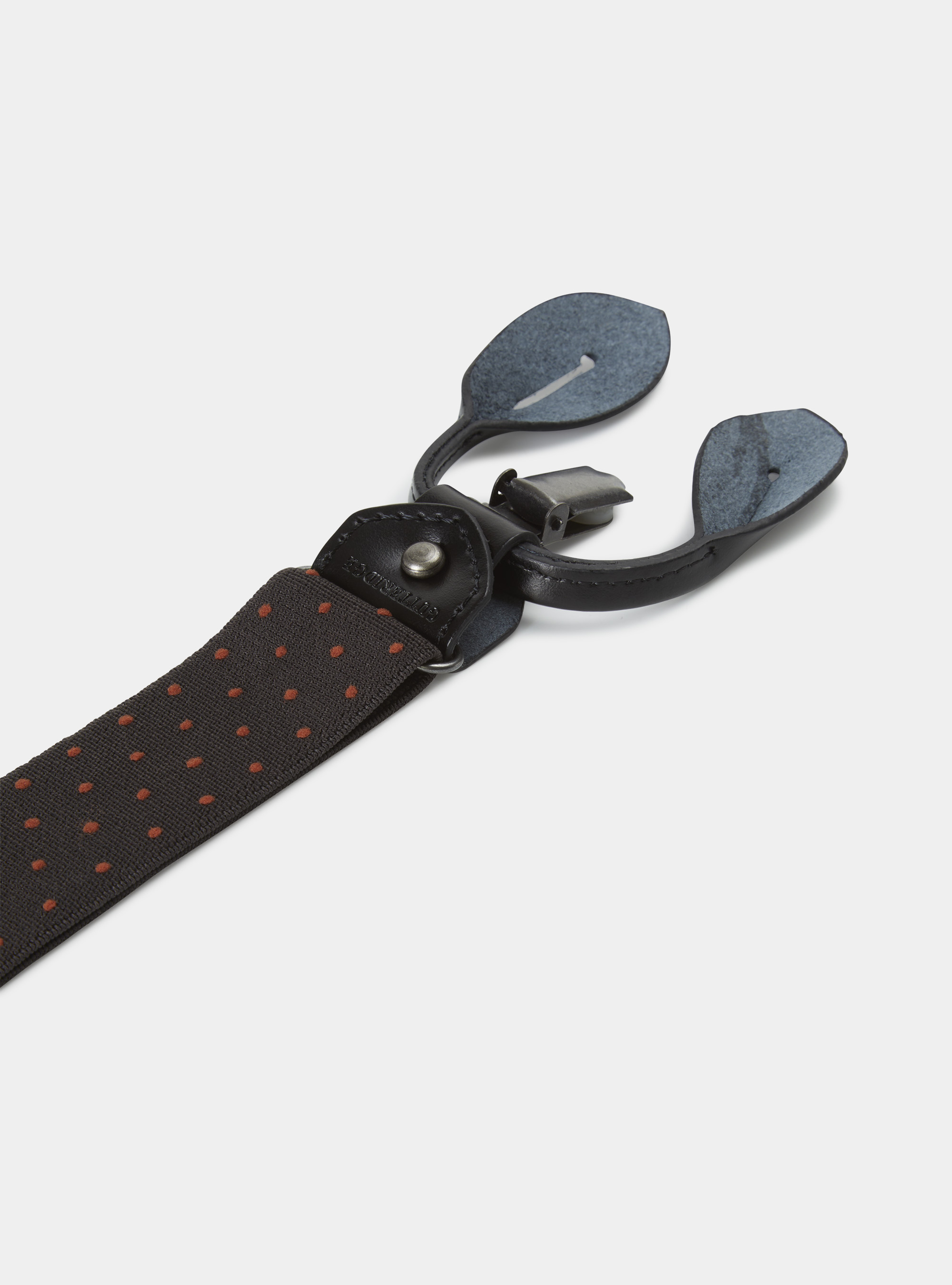 Polka dot braces, BROWN
