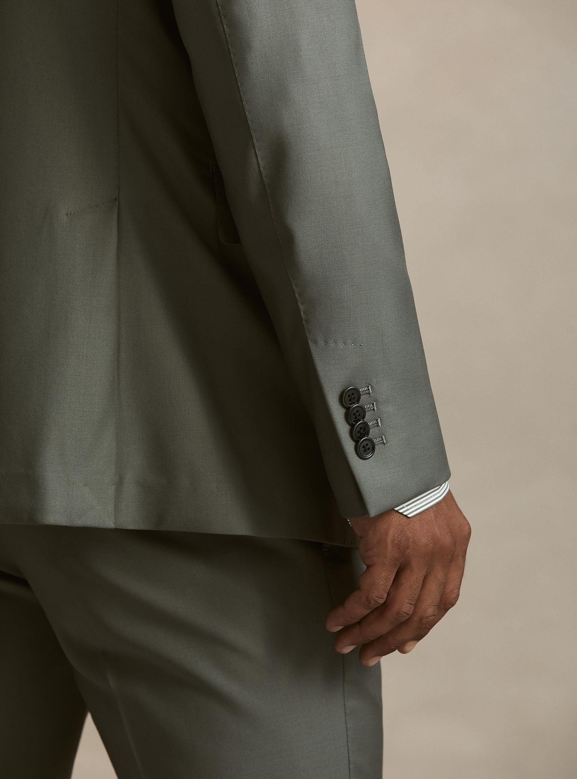 Pure wool suit jacket by Vitale Barberis Canonico, SALVIA 0602C