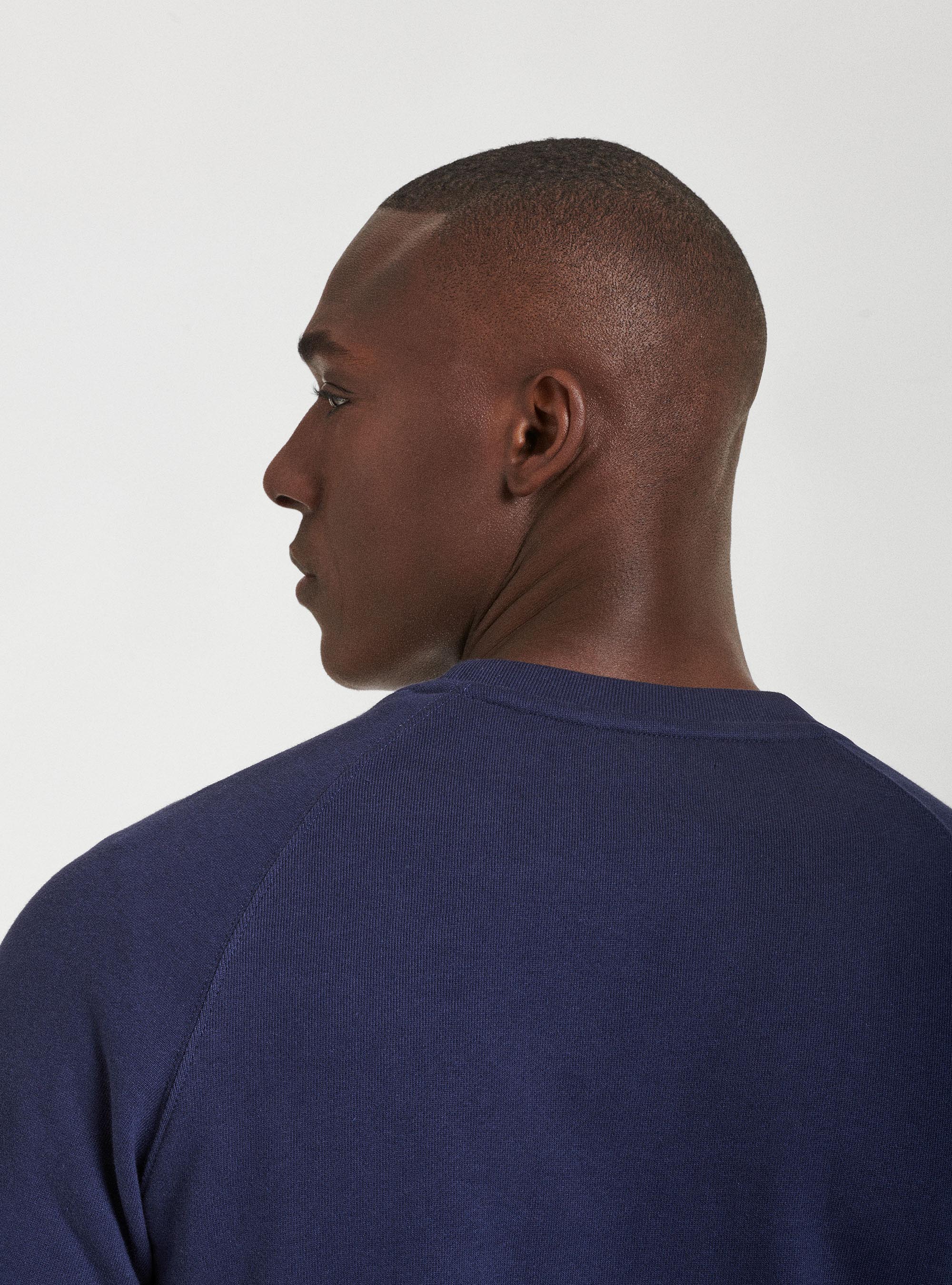 Felpa tinta unita, BLU