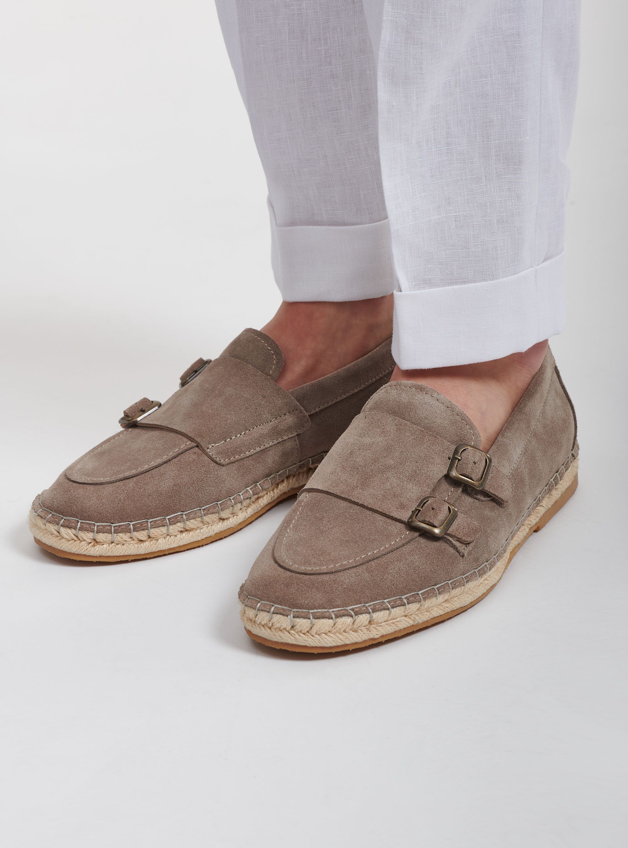 Yaya best sale suede espadrilles