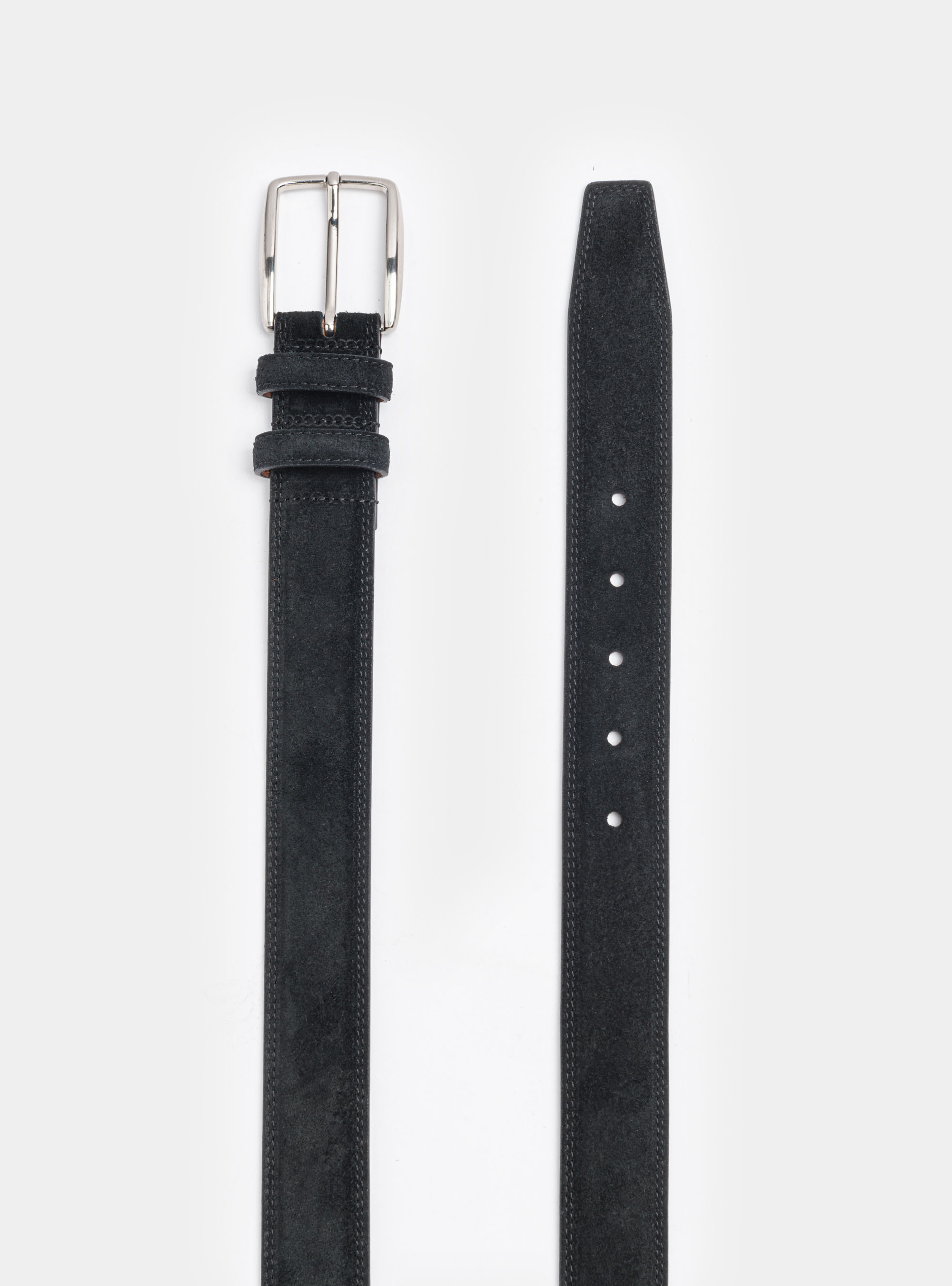 Cintura in suede, NERO