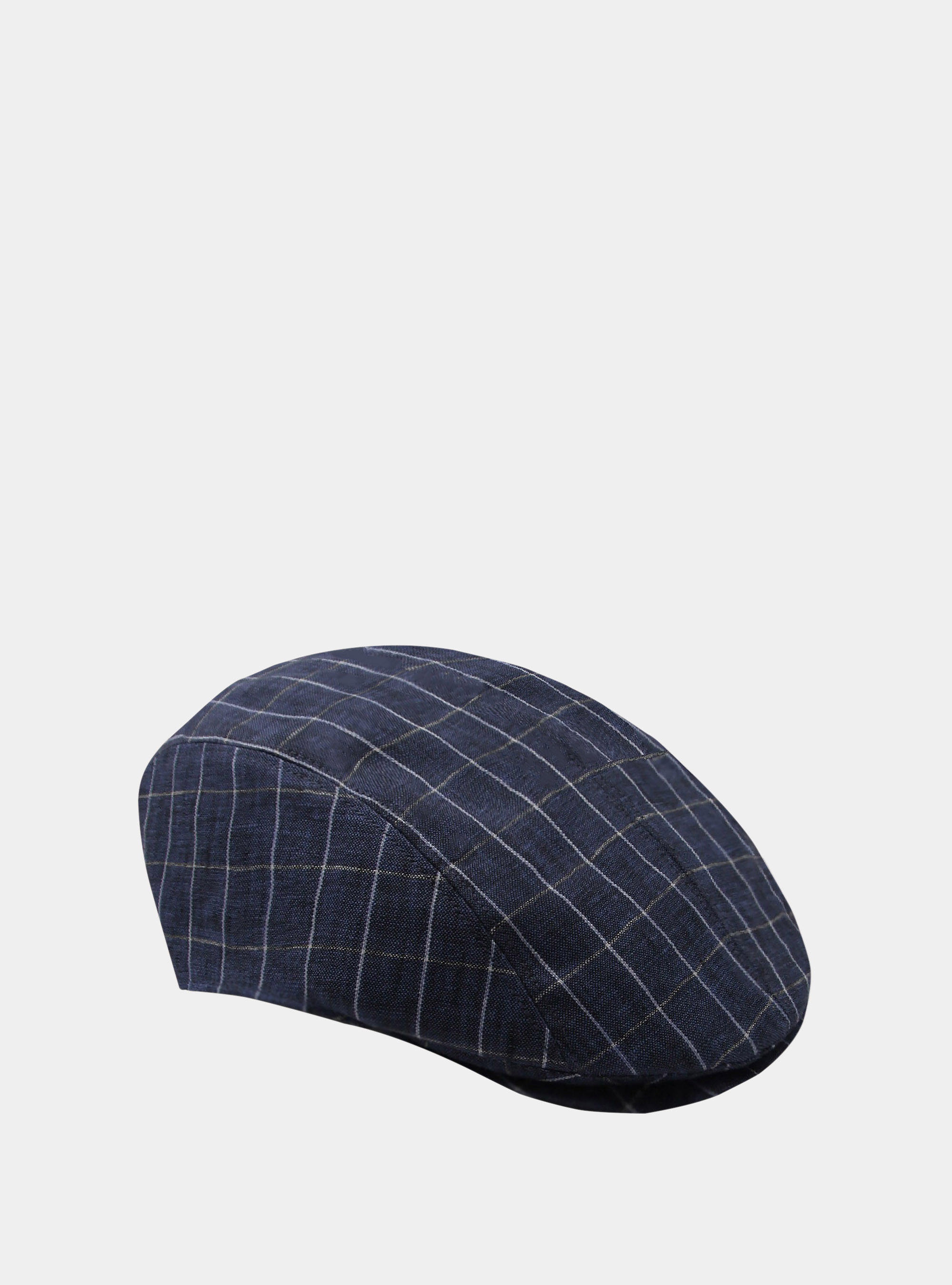 Check Patterned Coppola, NAVY BLUE