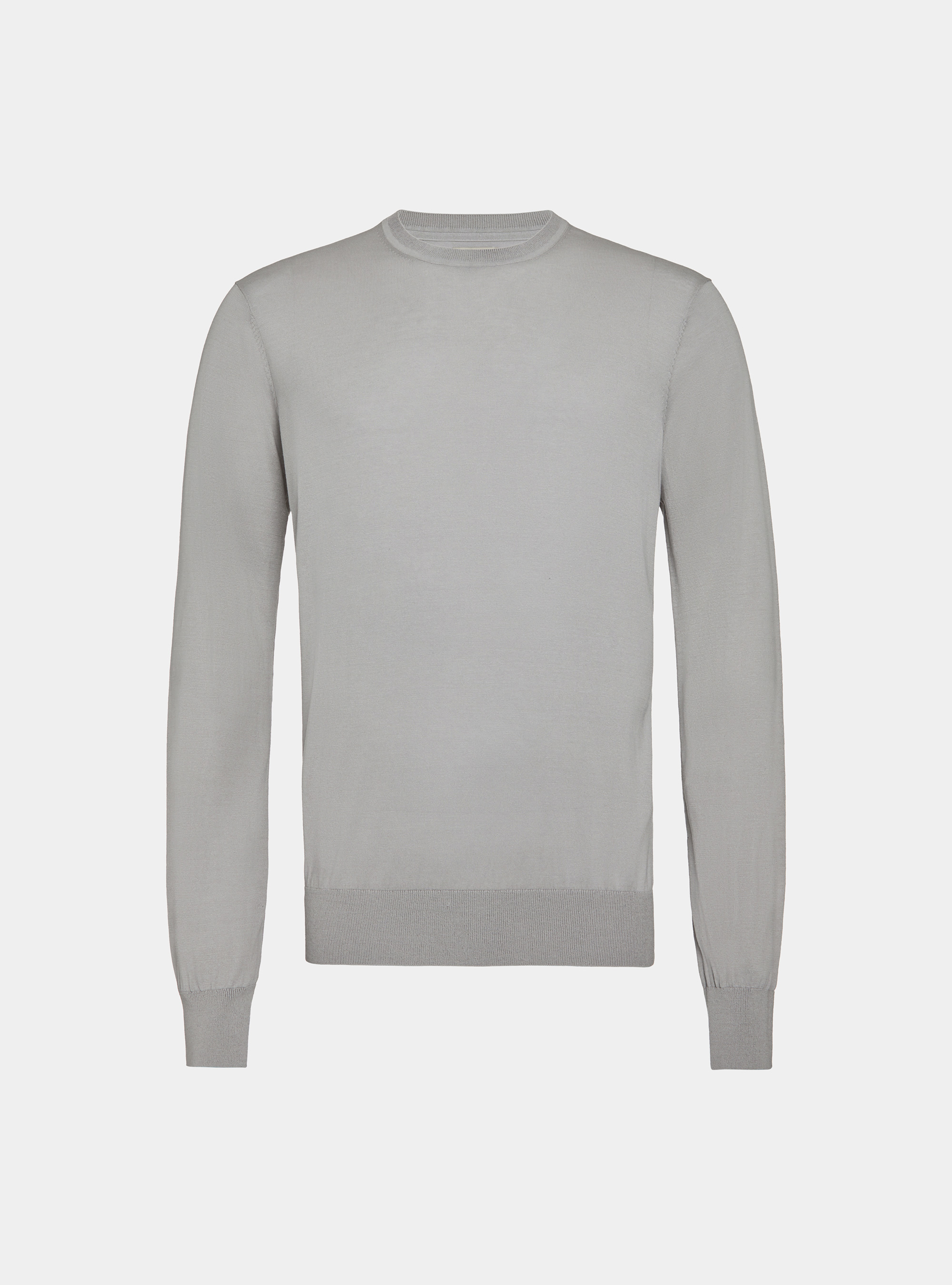 Maglia girocollo in seta e cotone, PERLA 0178C