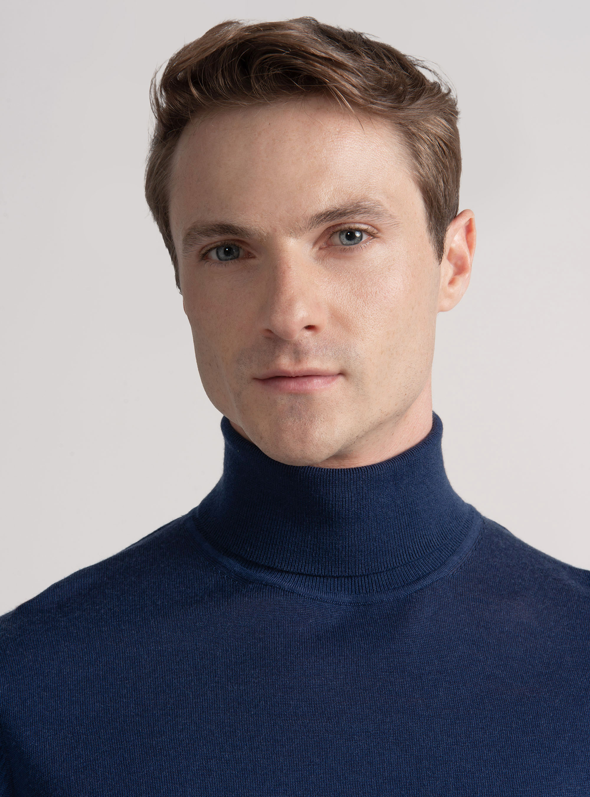 Dolcevita in pura lana merino extrafine, INCHIOSTRO