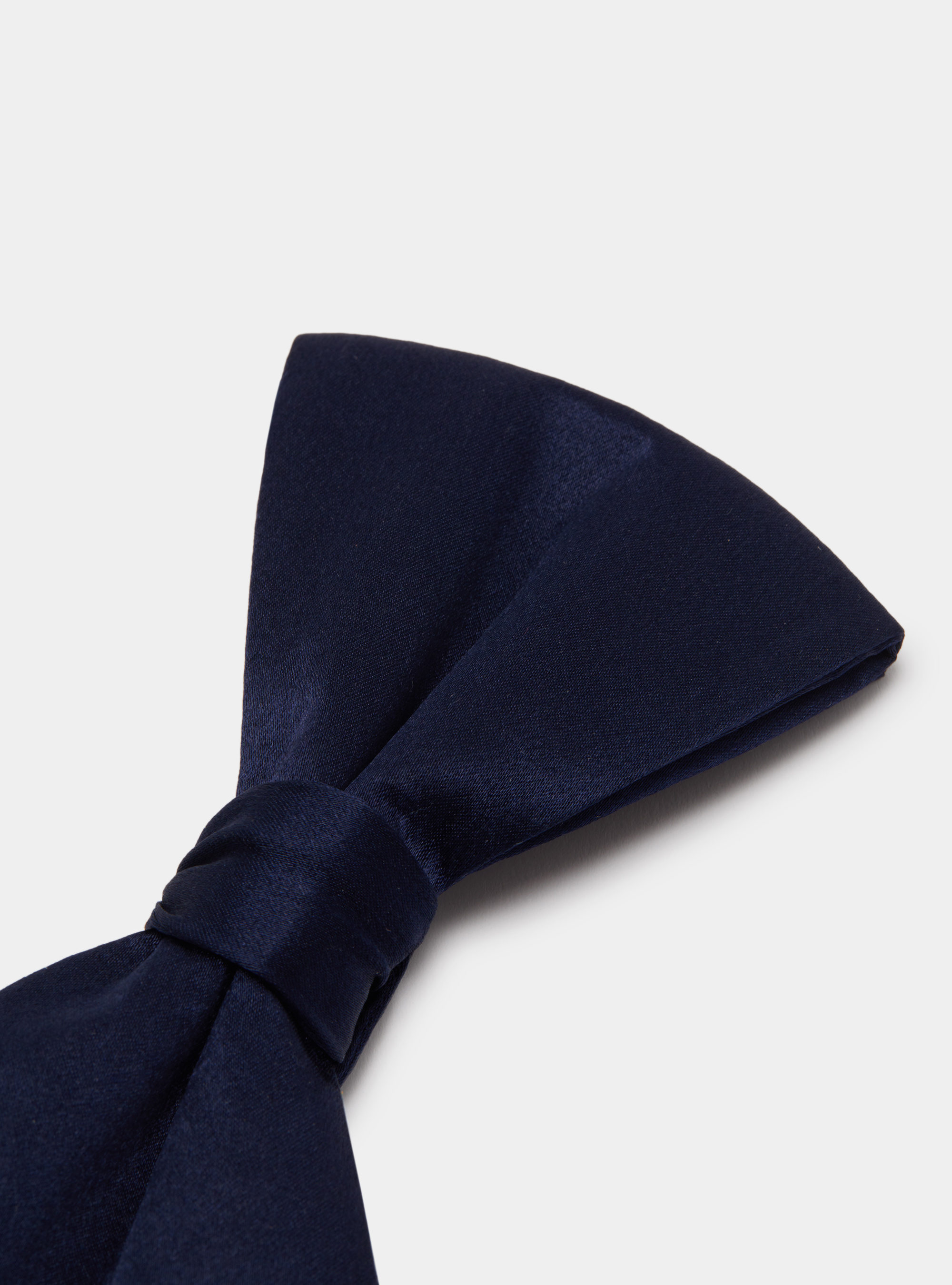 Silk Satin Papillon, NAVY BLUE