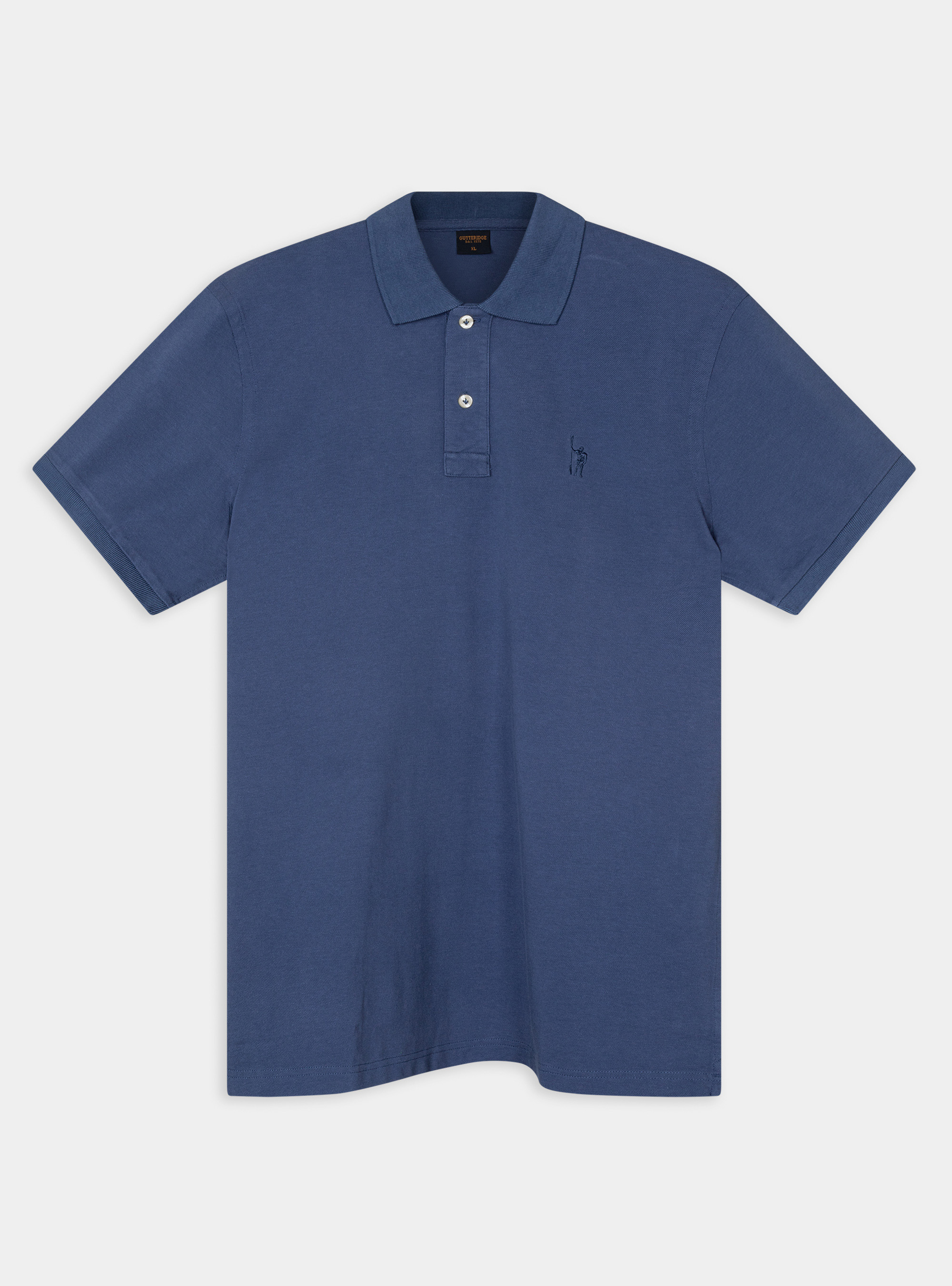 Classic piqu&eacute; polo shirt, 0243C DENIM