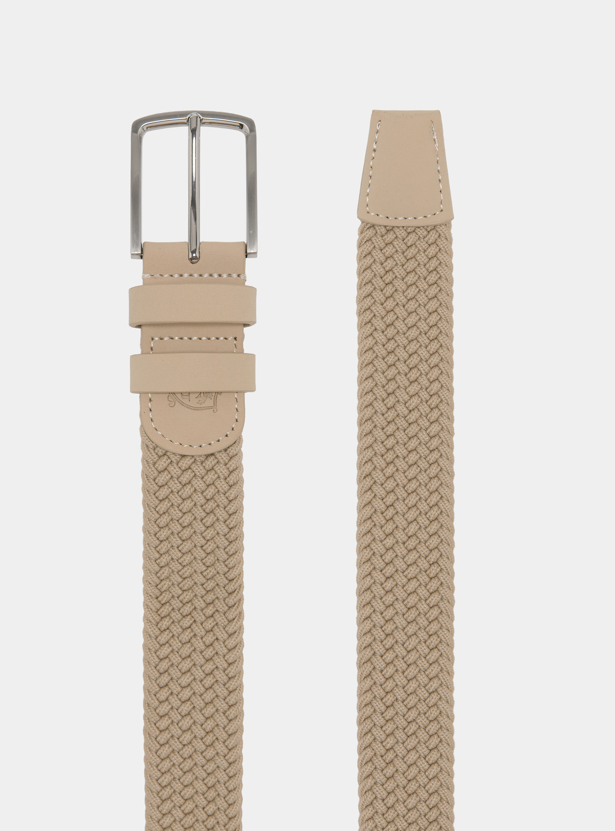 Cintura elastica tinta unita, ECRU