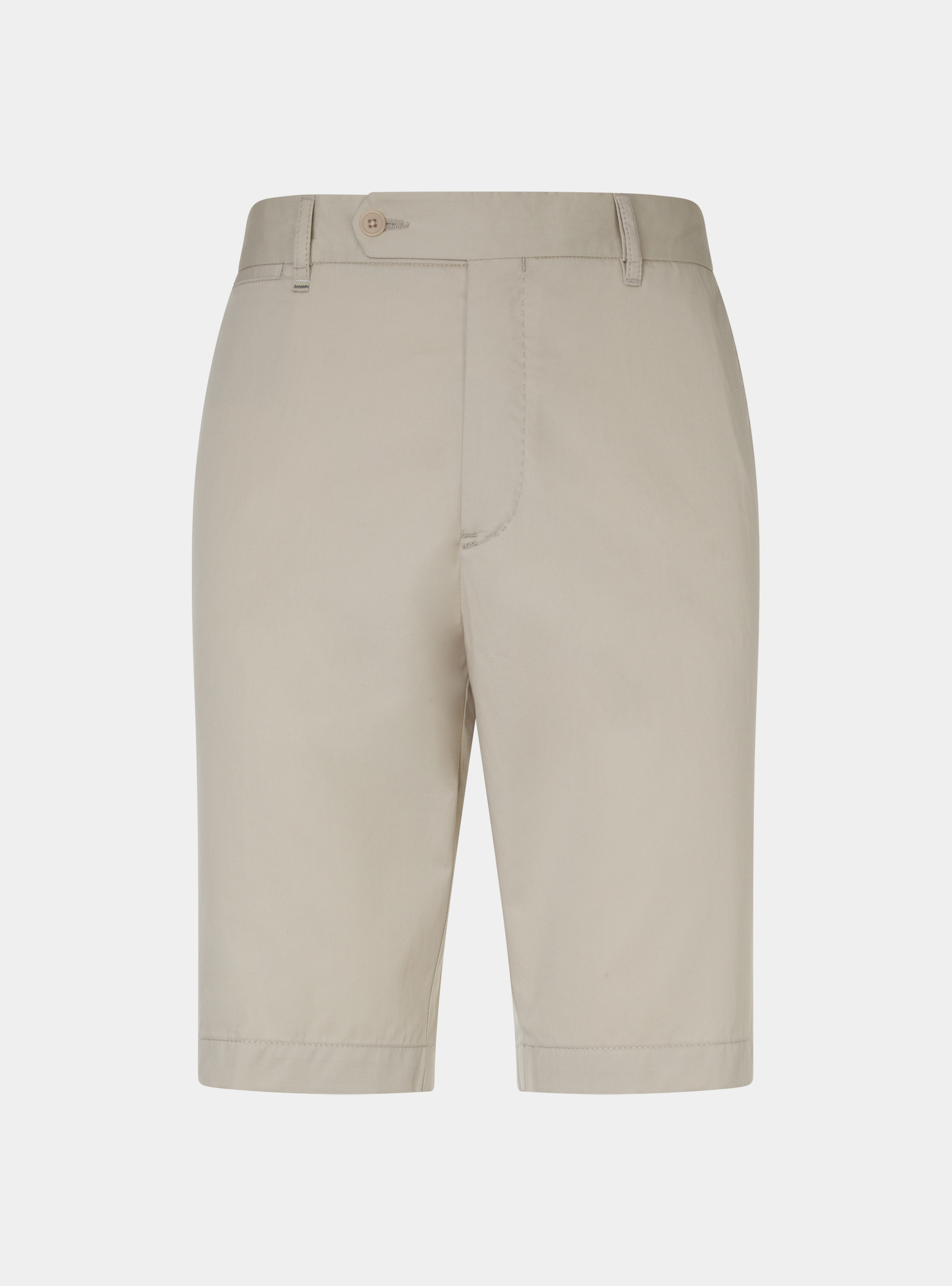 Bermuda in twill di cotone leggero, ECRU