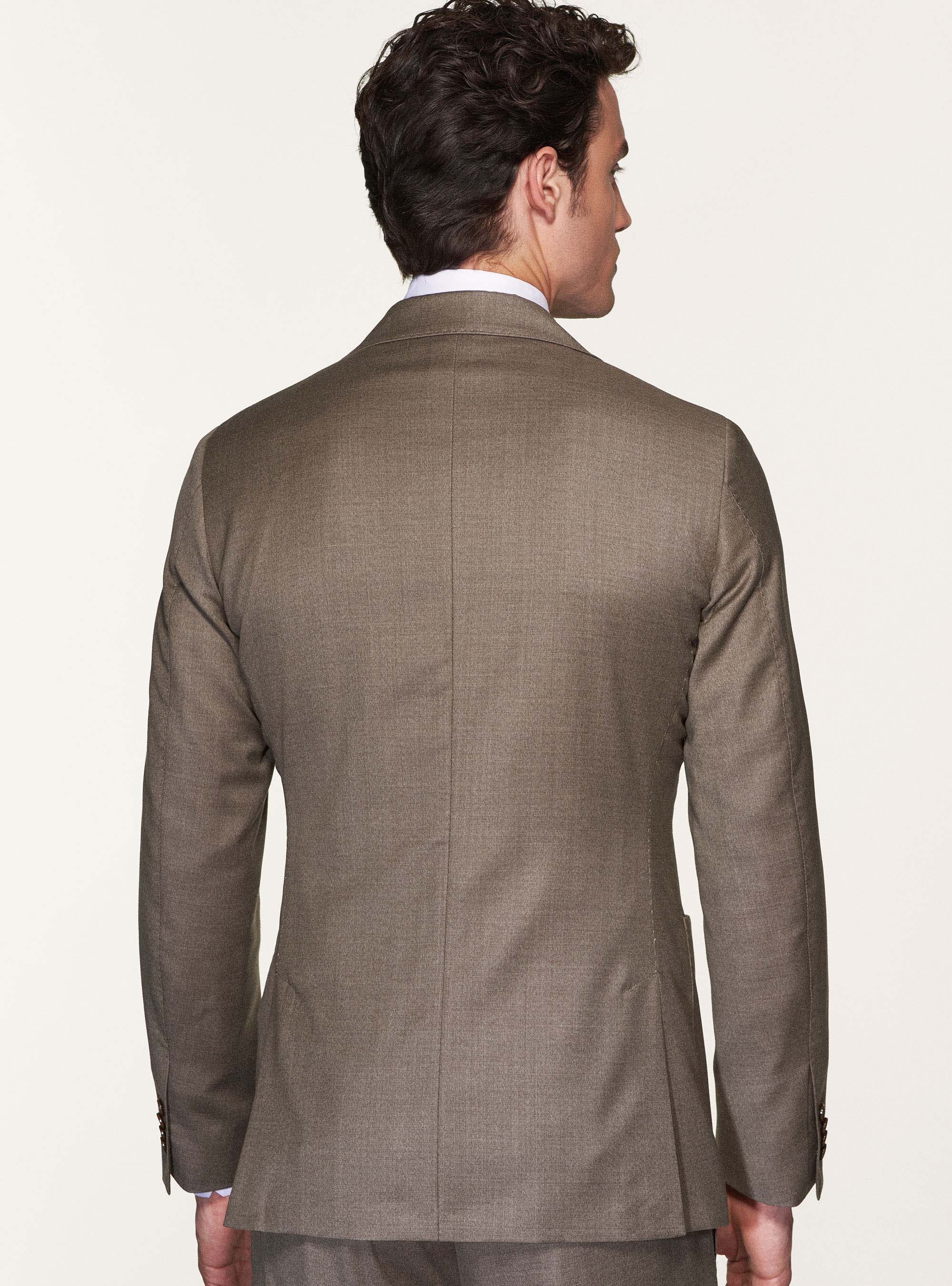 Giacca per abito in pura lana superfine 110's Vitale Barberis Canonico, SABBIA