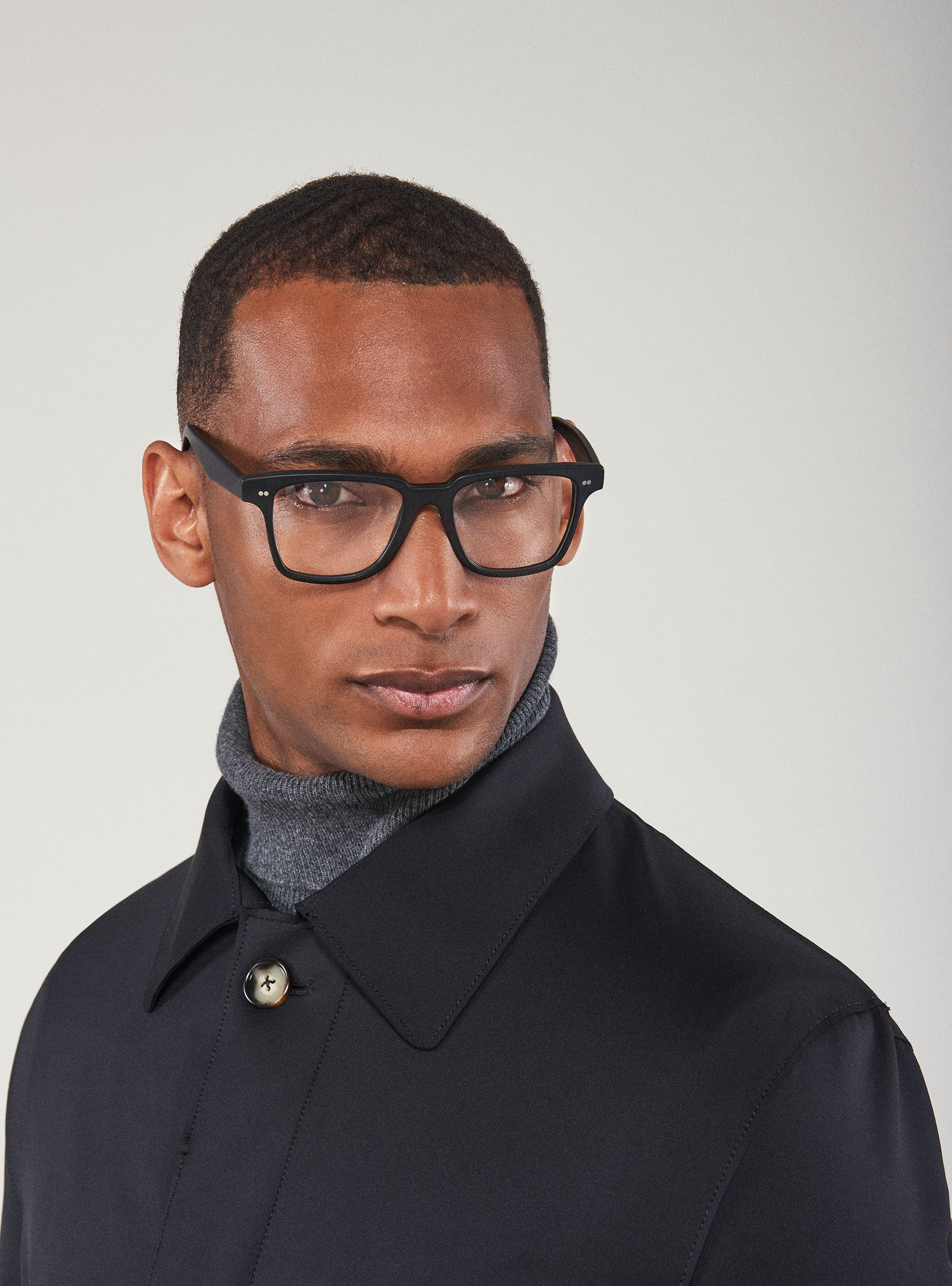 Cappotto monopetto travelwear, NERO