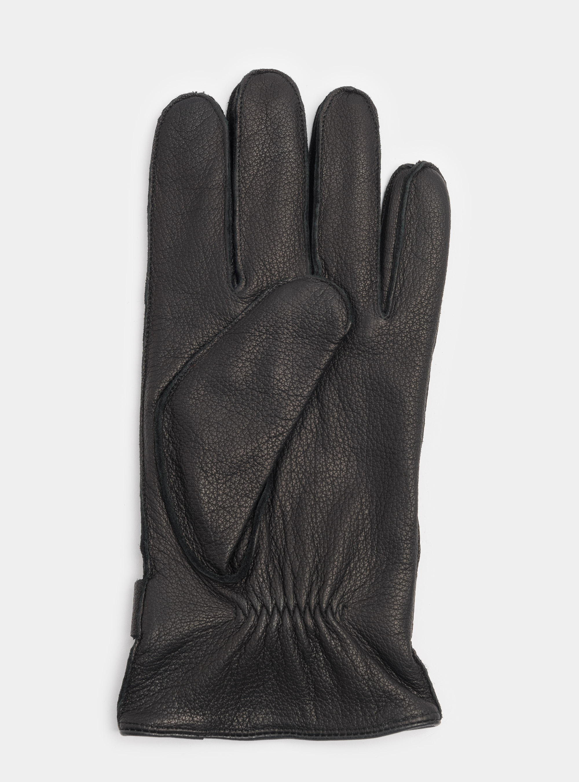 Guanti in pelle, NERO