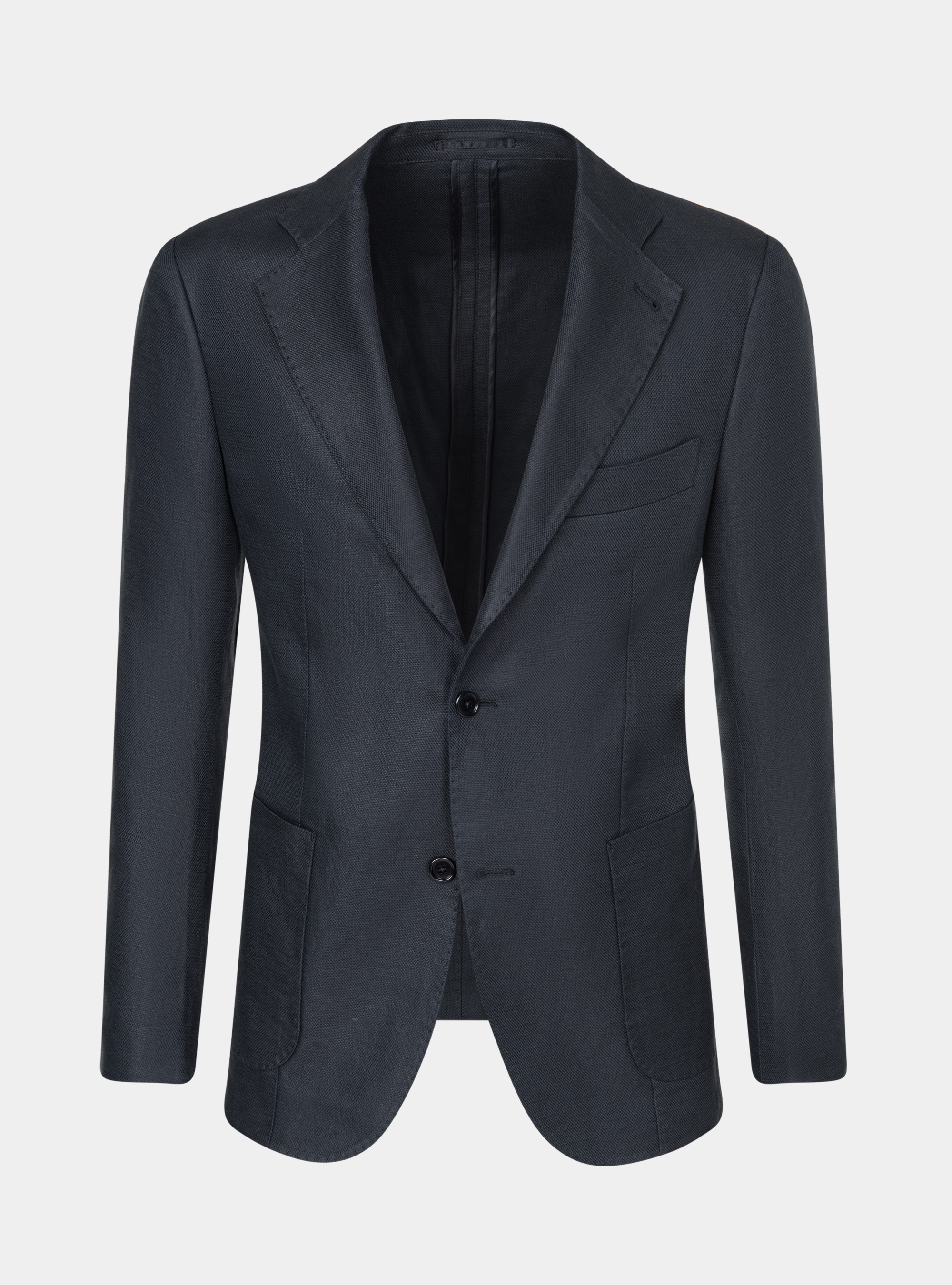 Jacke aus Leinen und Baumwolle, NAVY 0218C