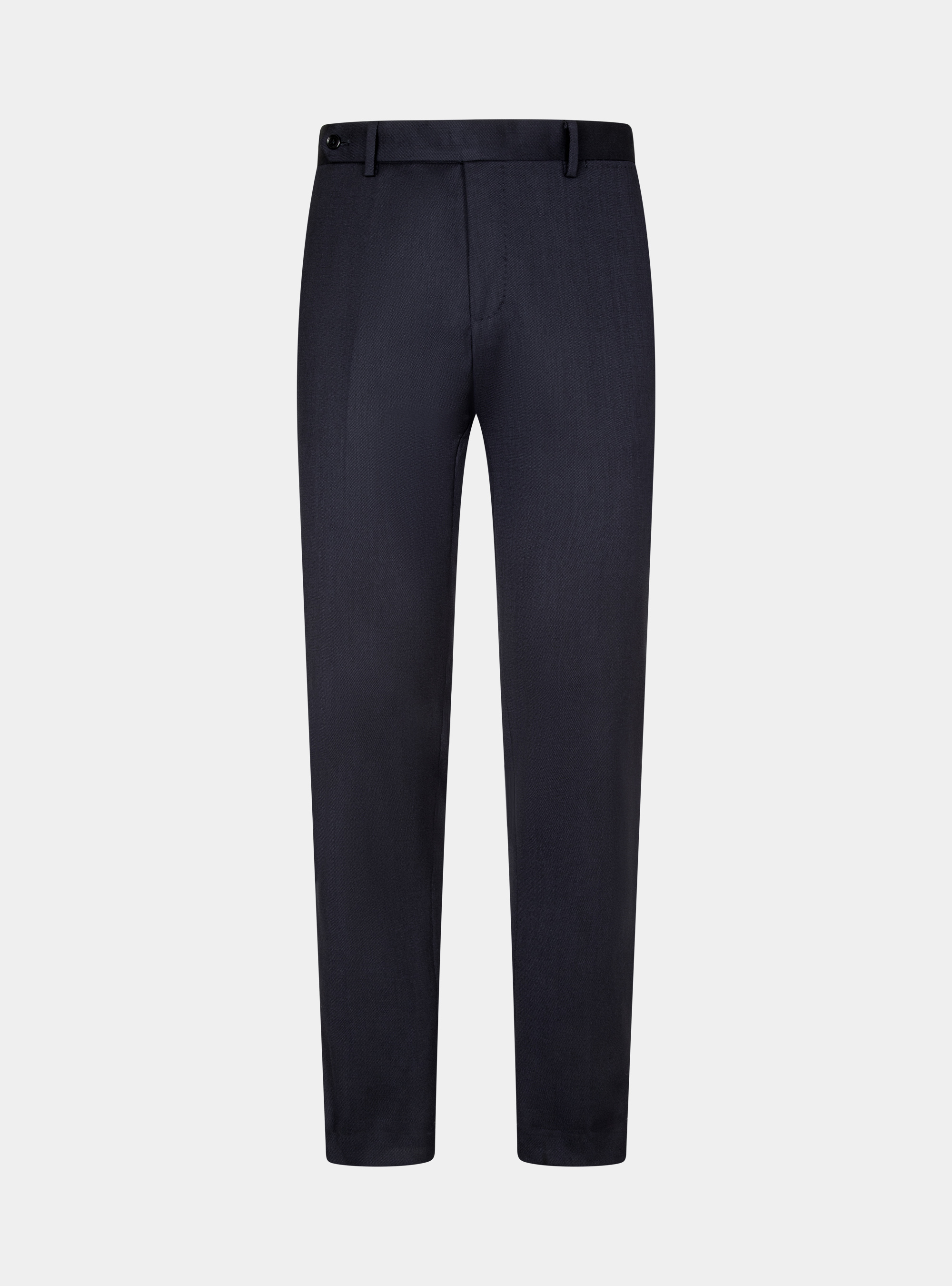 Pantaloni travel in pura lana stretch, BLU NAVY