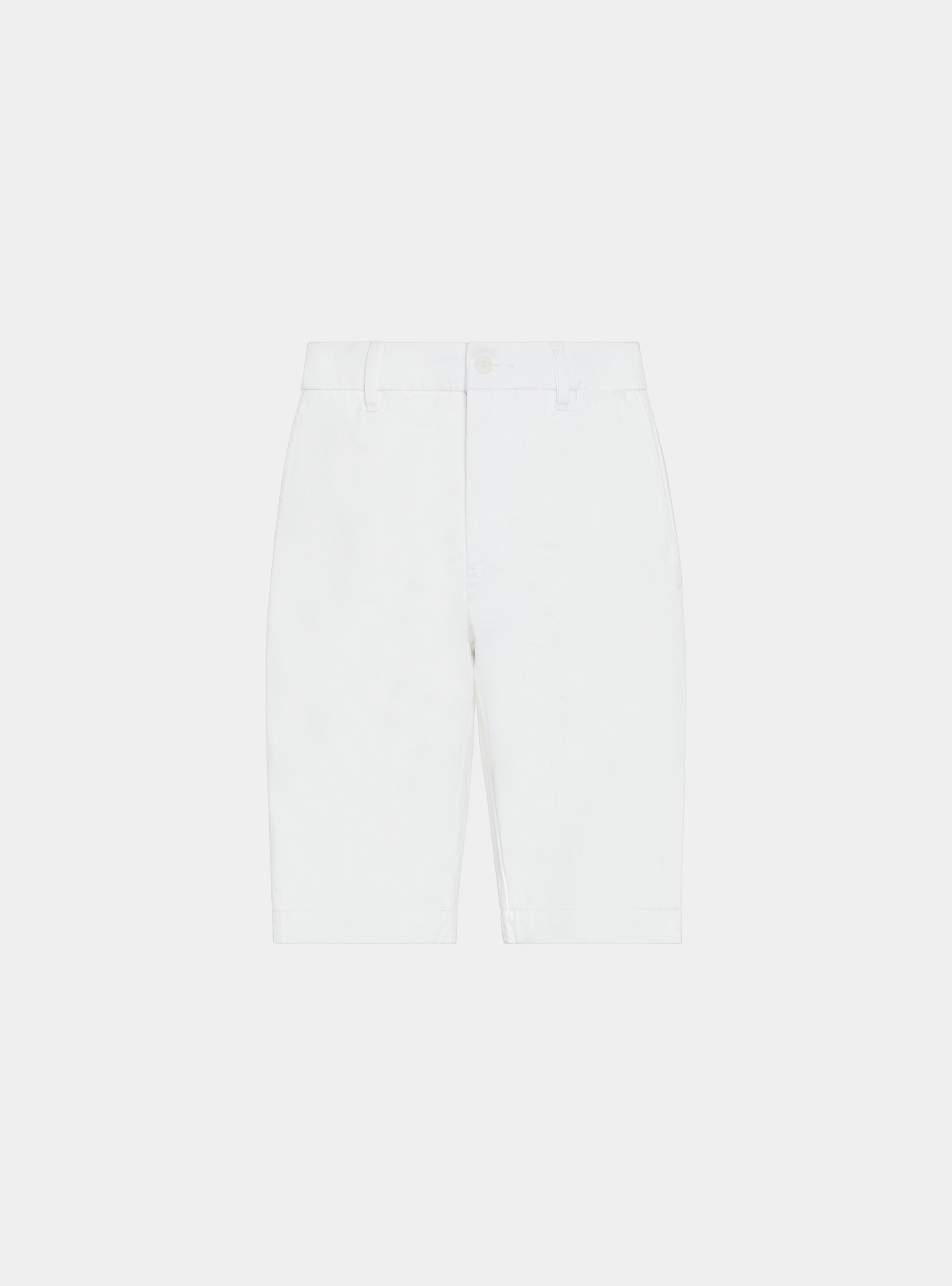 Twill Bermuda shorts, WHITE