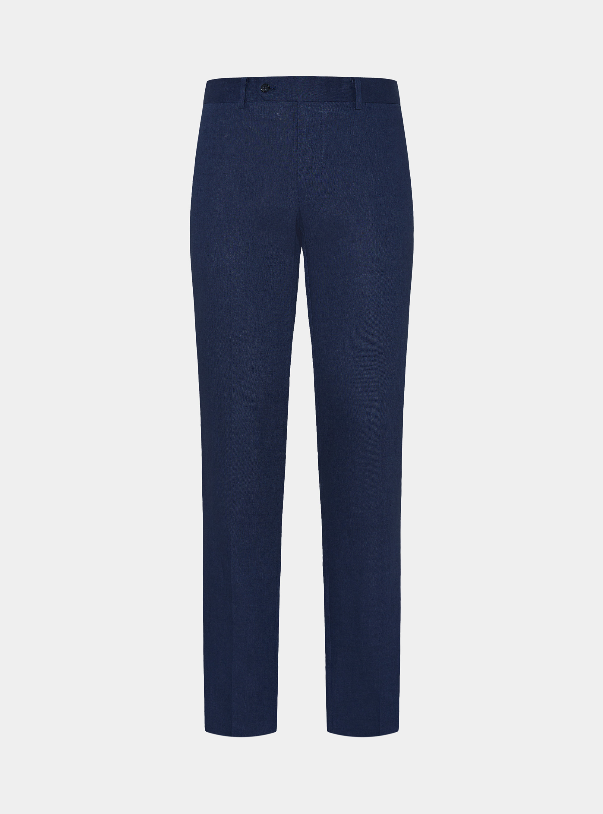 Pure linen suit trousers, BLUE