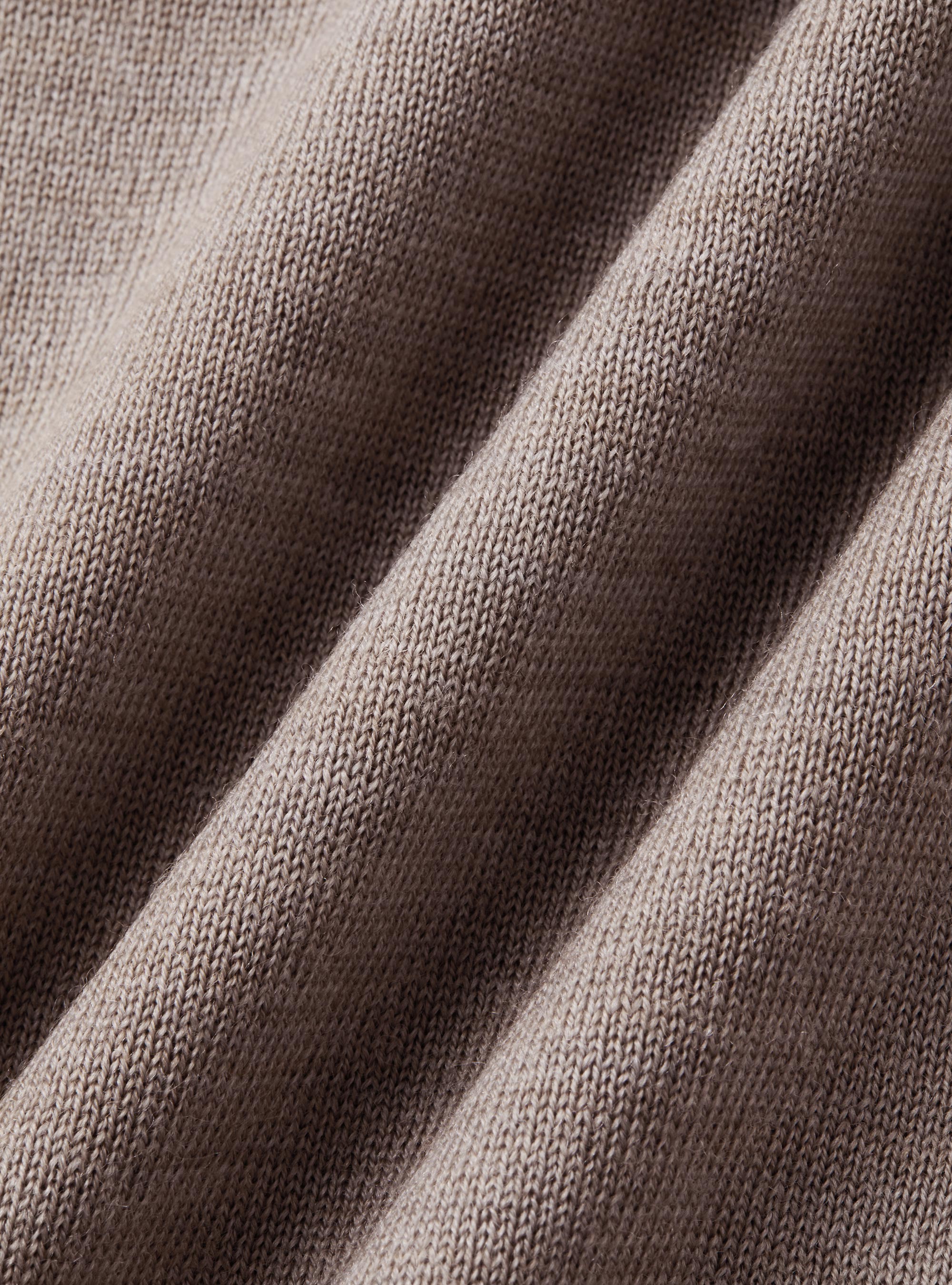 Polo de lana merina extrafina, BARRO