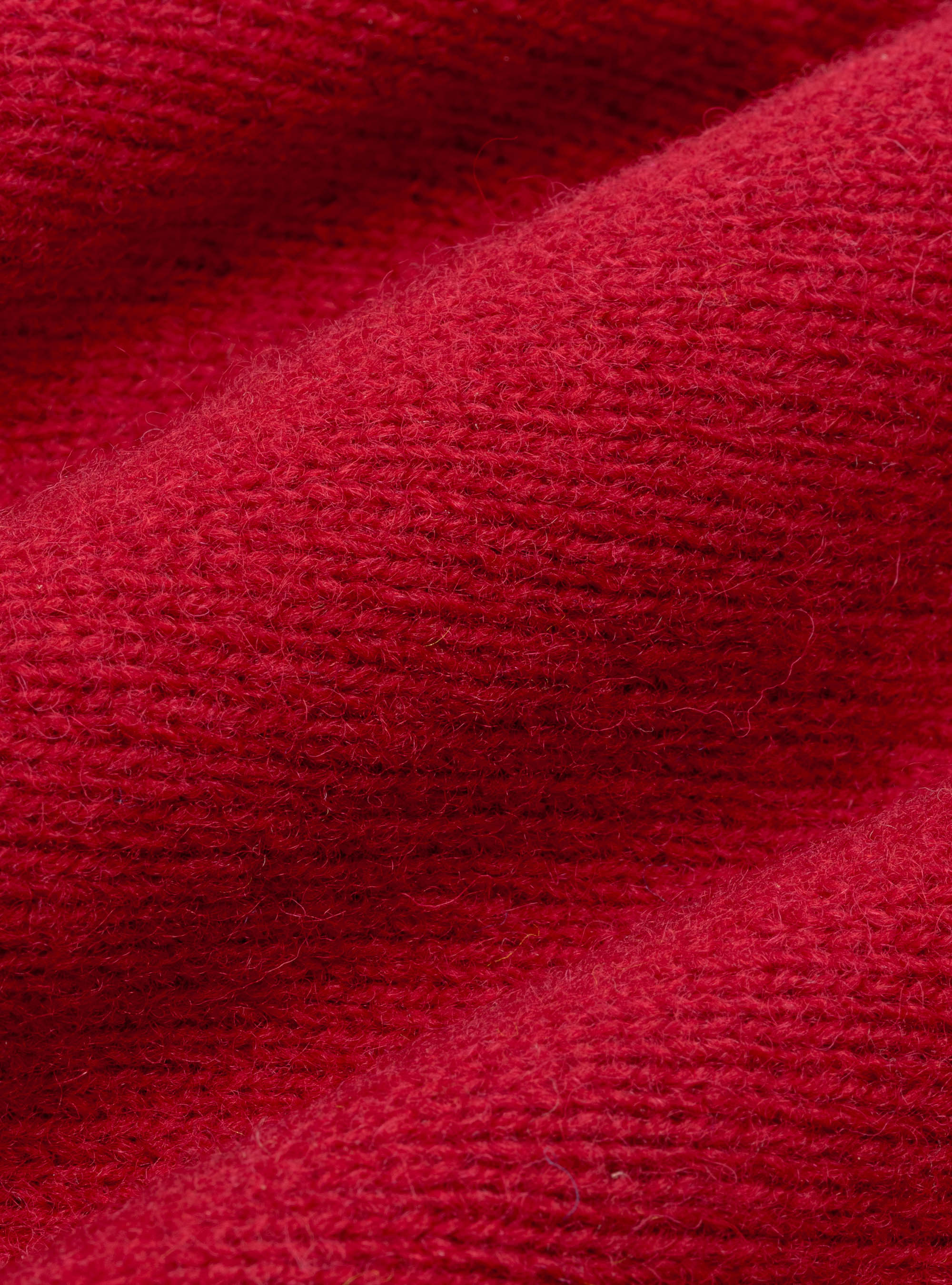 Maglia in pura lana Shetland, ROSSO