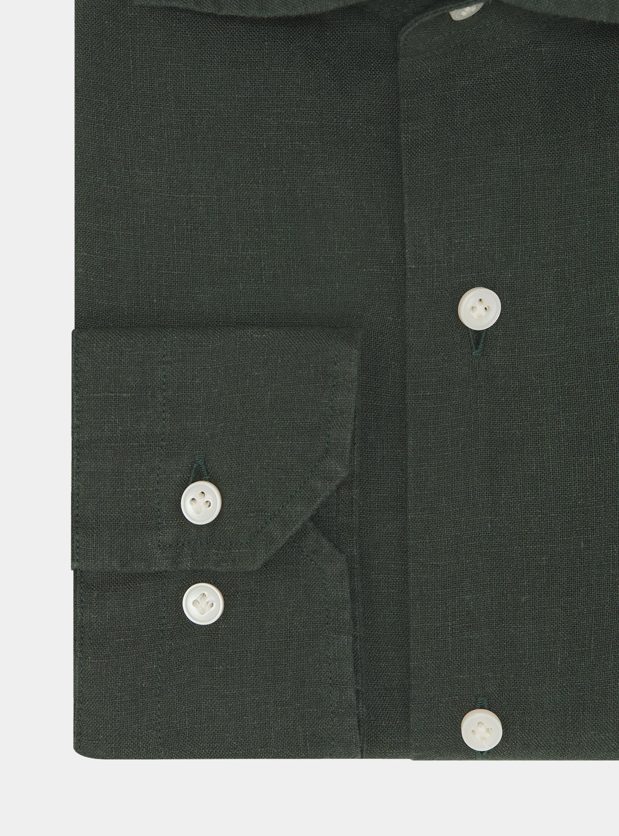 Pure linen shirt, GREEN
