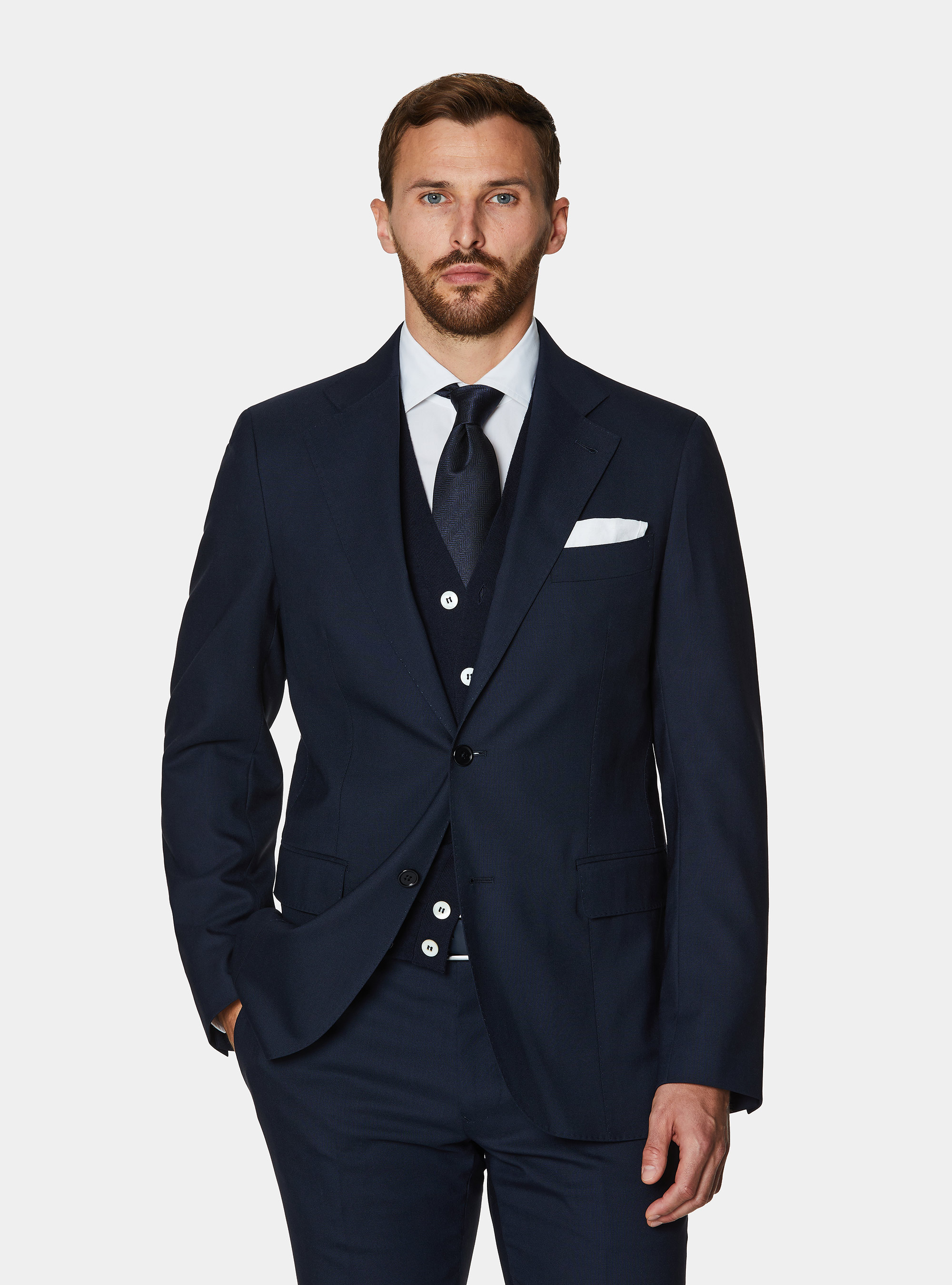 Vitale Barberis Canonico pure wool suit blazer, MULTICOLOR