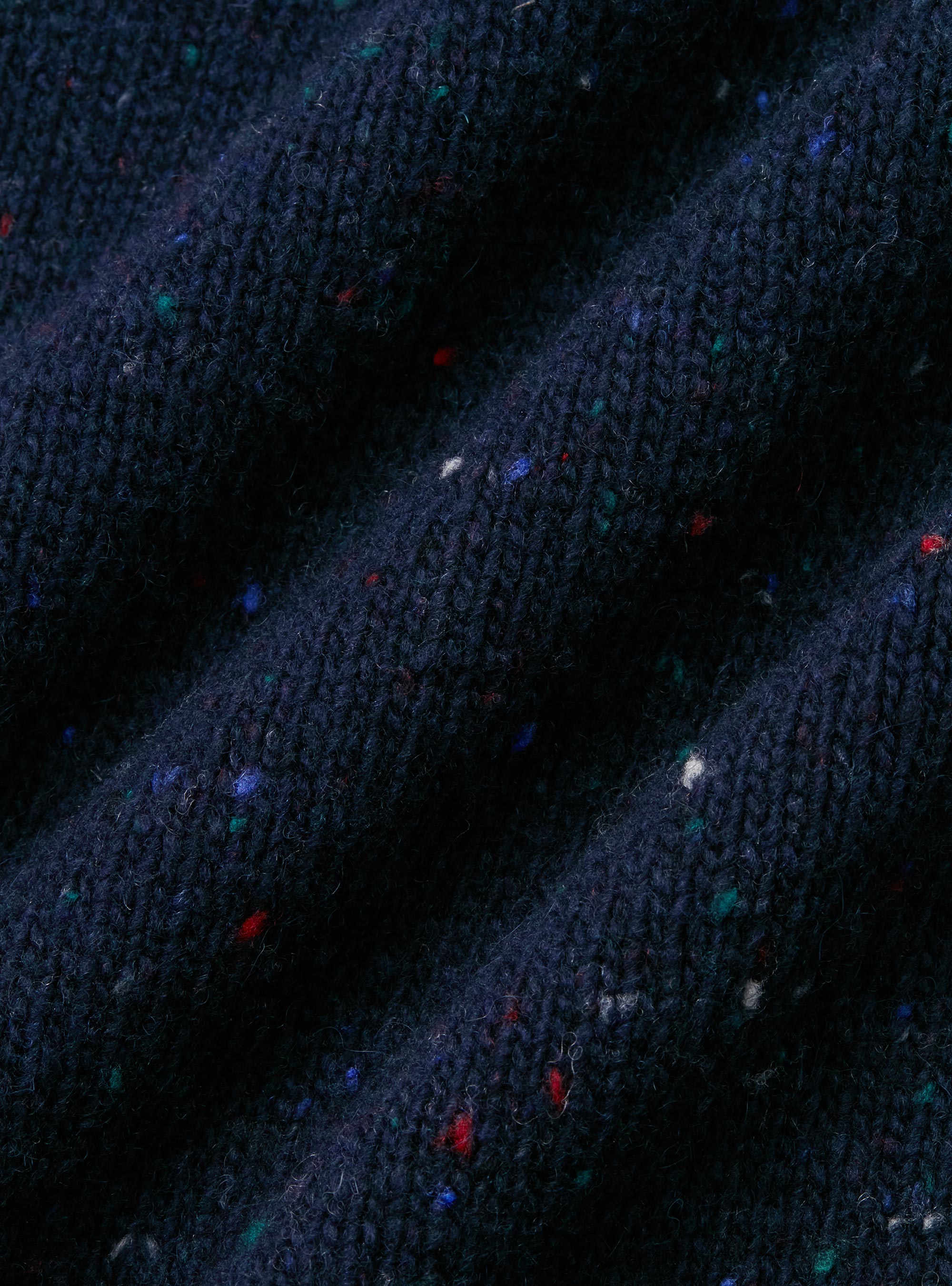 Crew-neck sweater in wool blend, NAVY BLUE