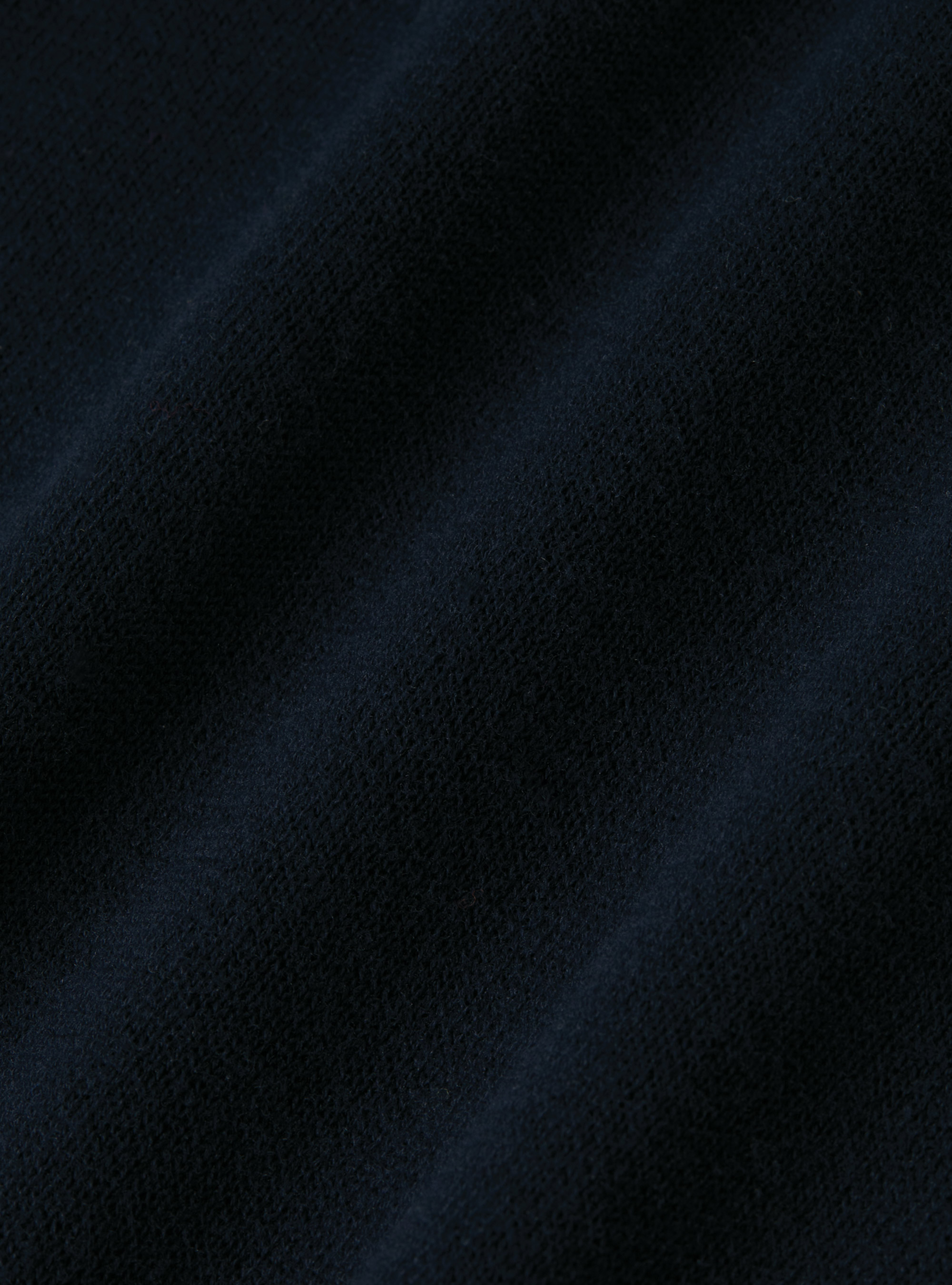 Extrafeiner Baumwoll-Jersey mit halbem Rei&szlig;verschluss, NAVY 0218C