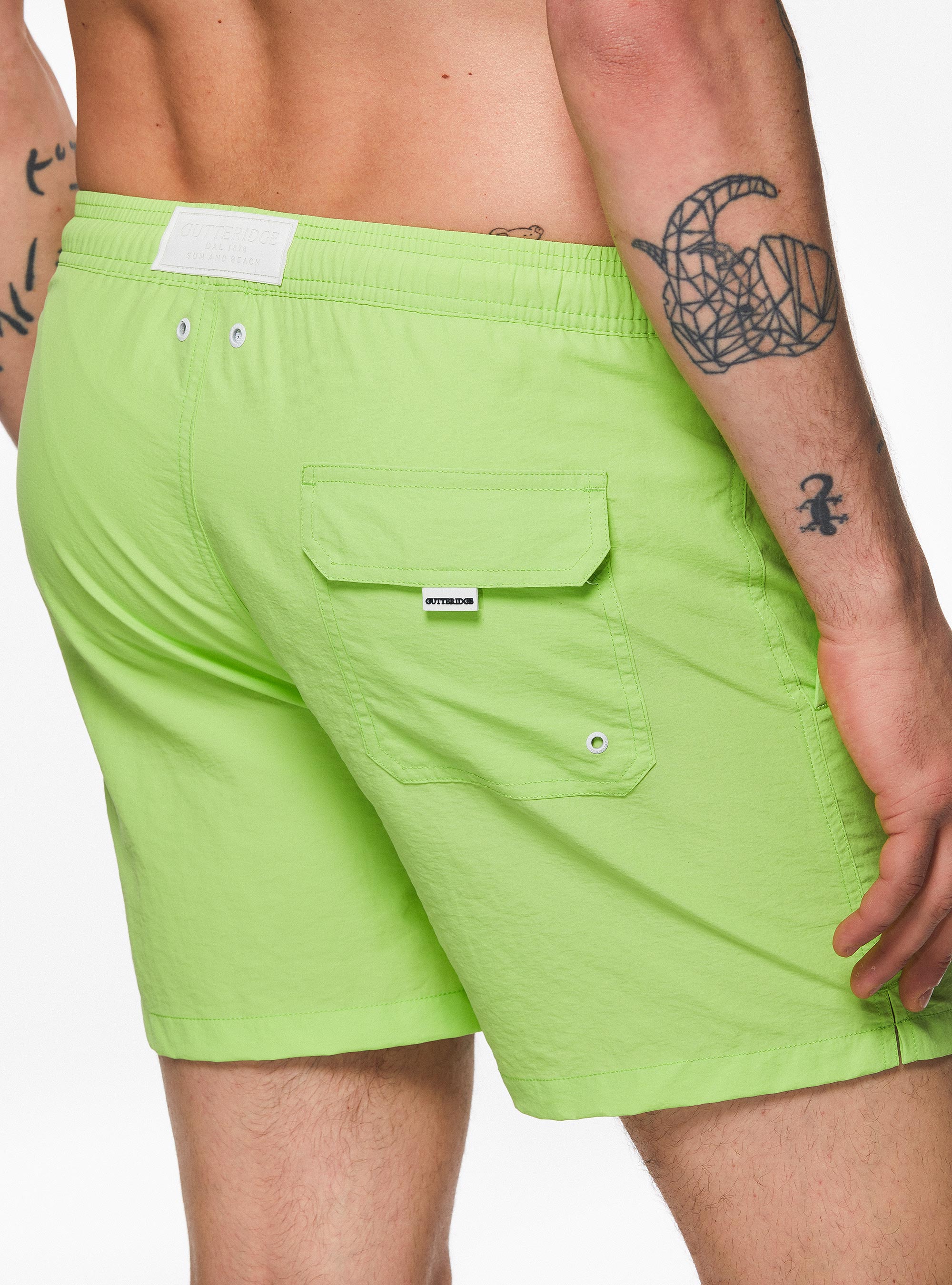 Costume da bagno tinta unita, 0620C VERDE CHIARO