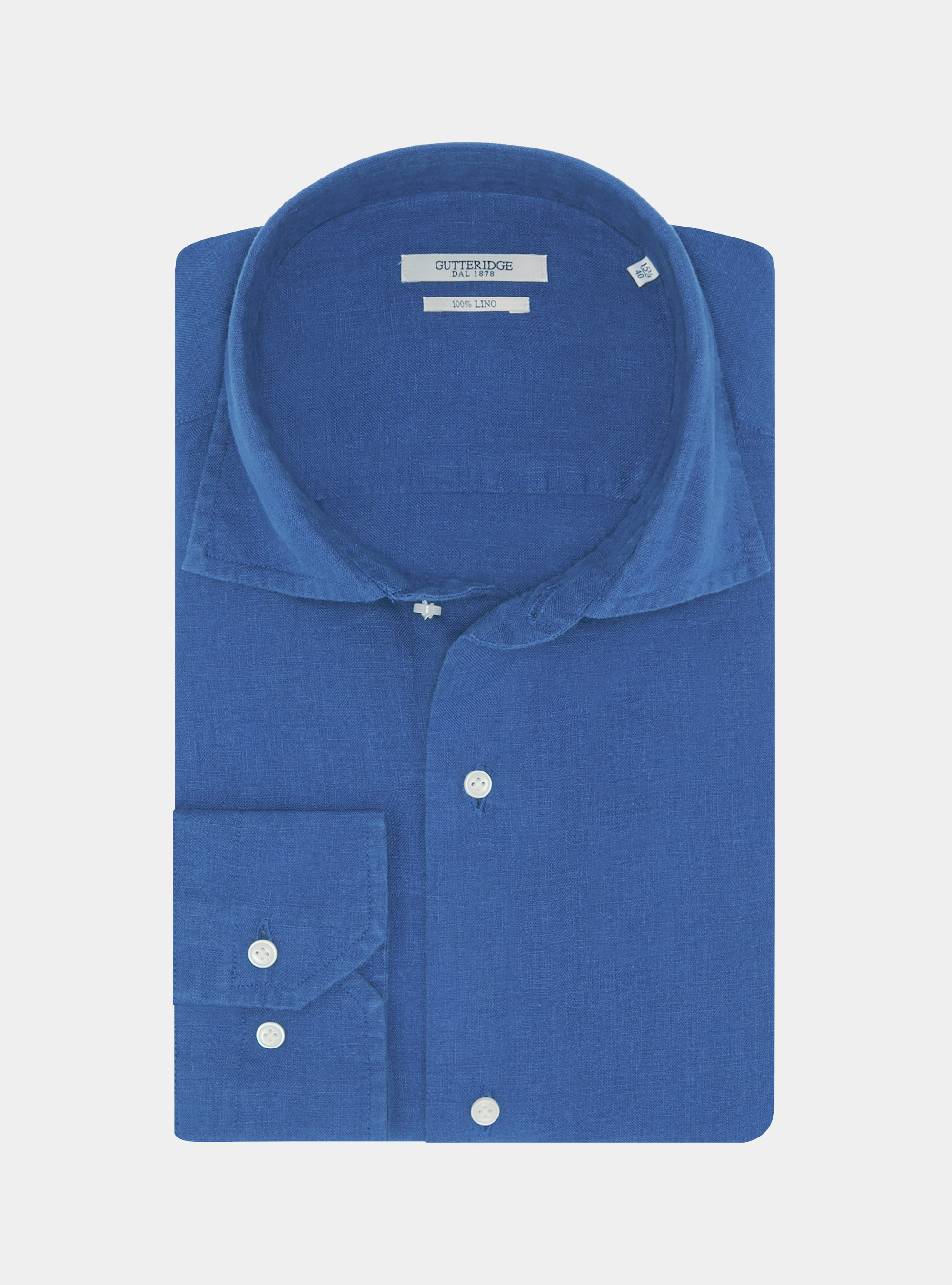 Pure linen shirt, BLUE