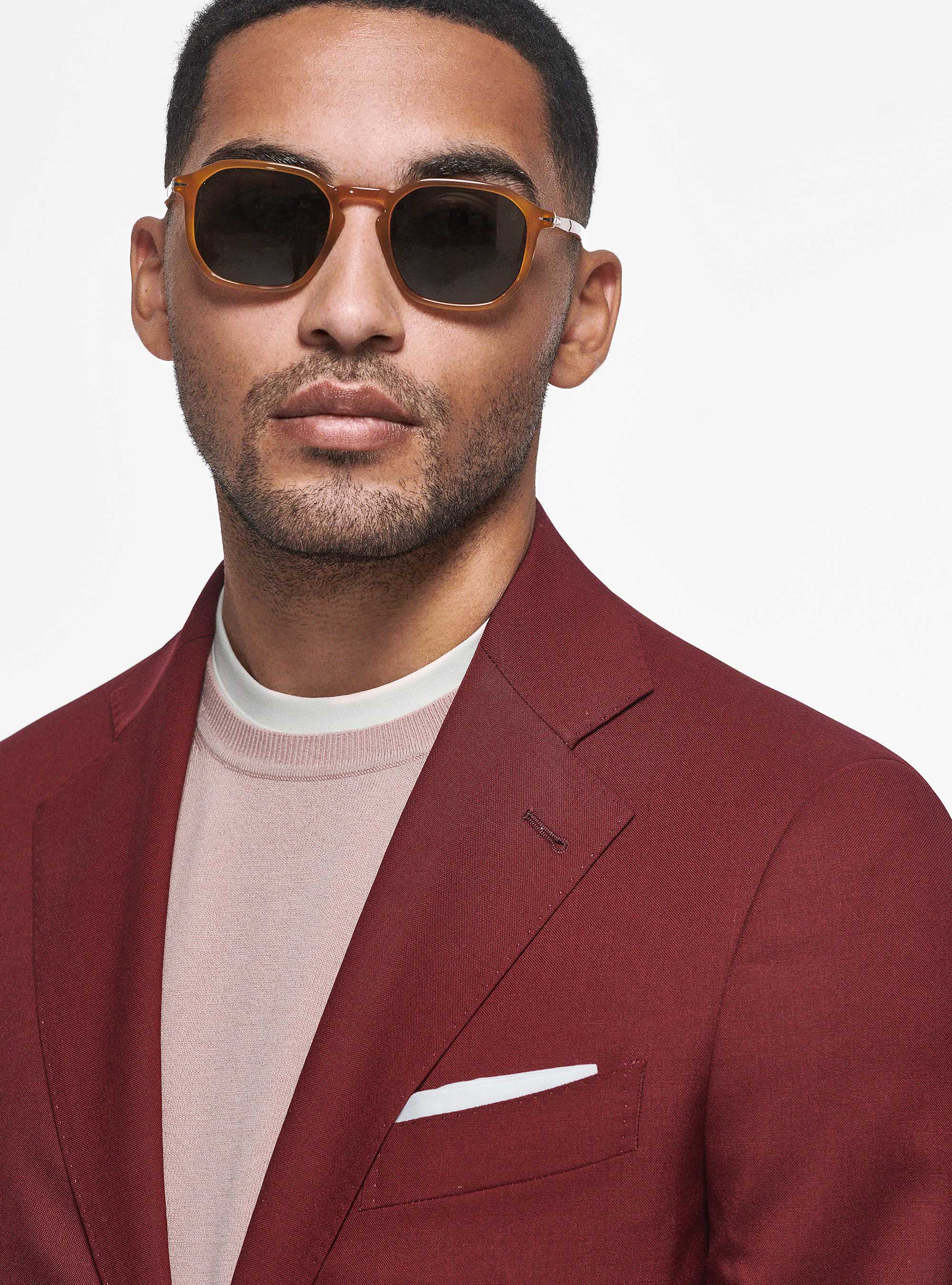 Giacca in pura lana Vitale Barberis Canonico, BORDEAUX