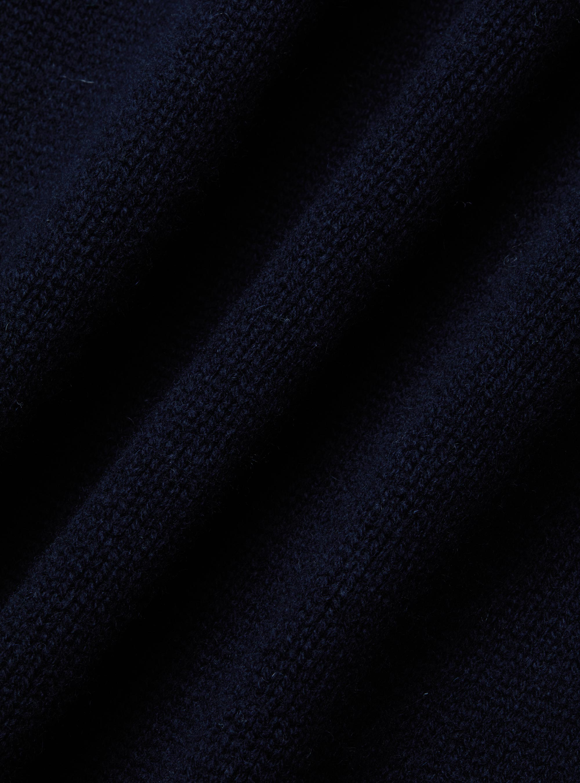 Cardigan in maglia in lambswool, BLU NAVY