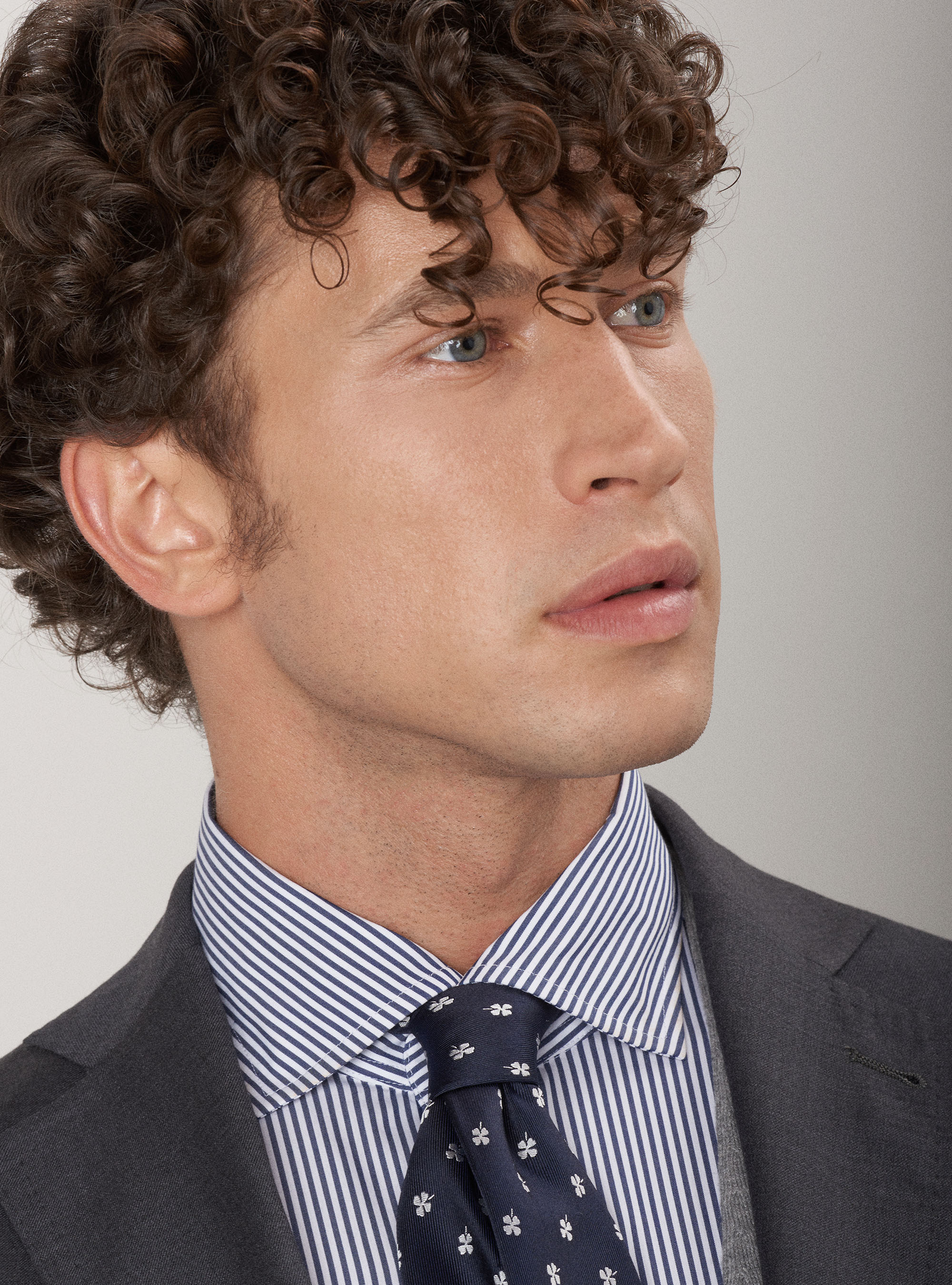 Giacca per abito in pura lana superfine 120's, GRIGIO CHIARO