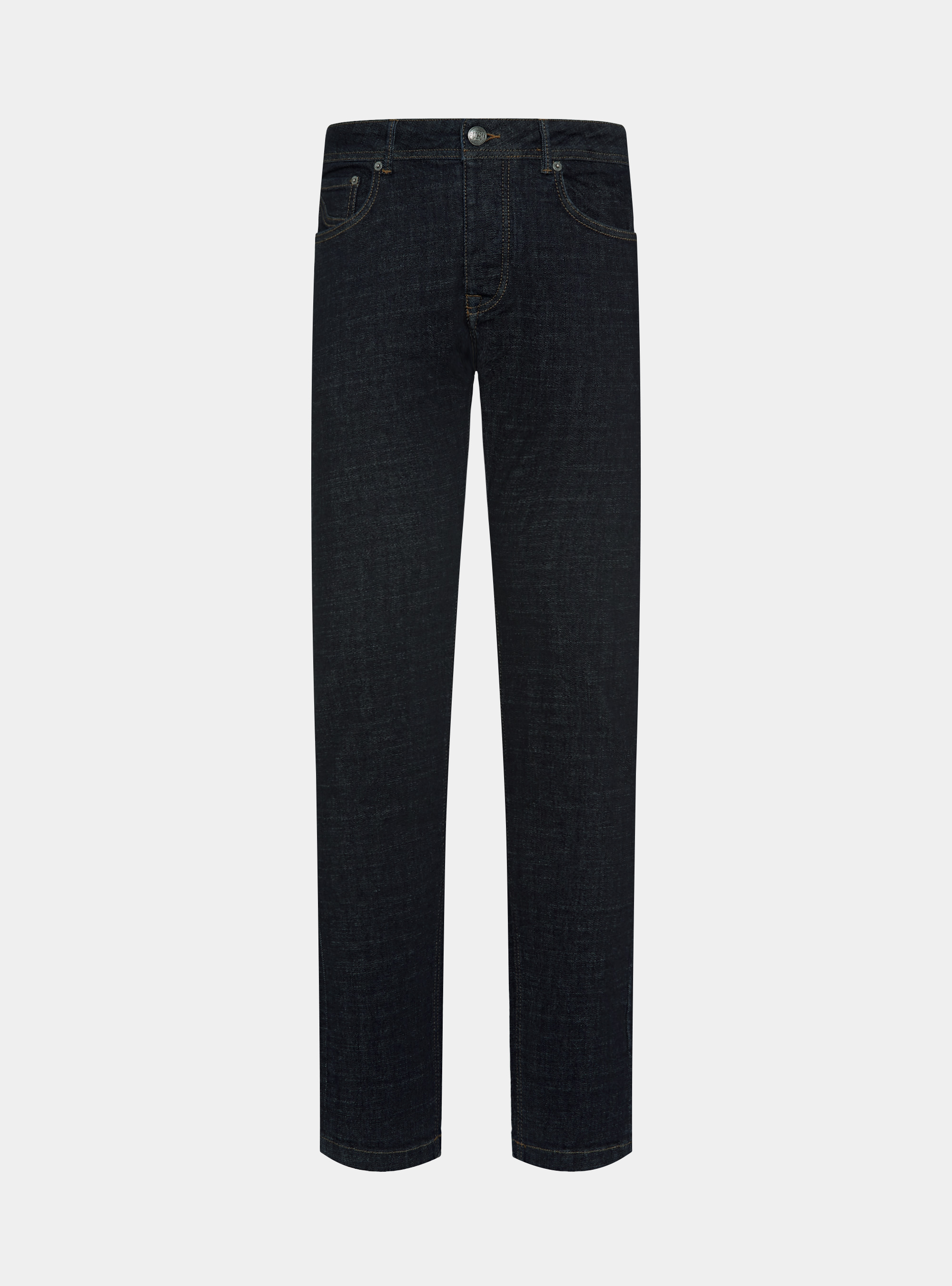 Five-pocket denim rinse wash, NAVY BLUE