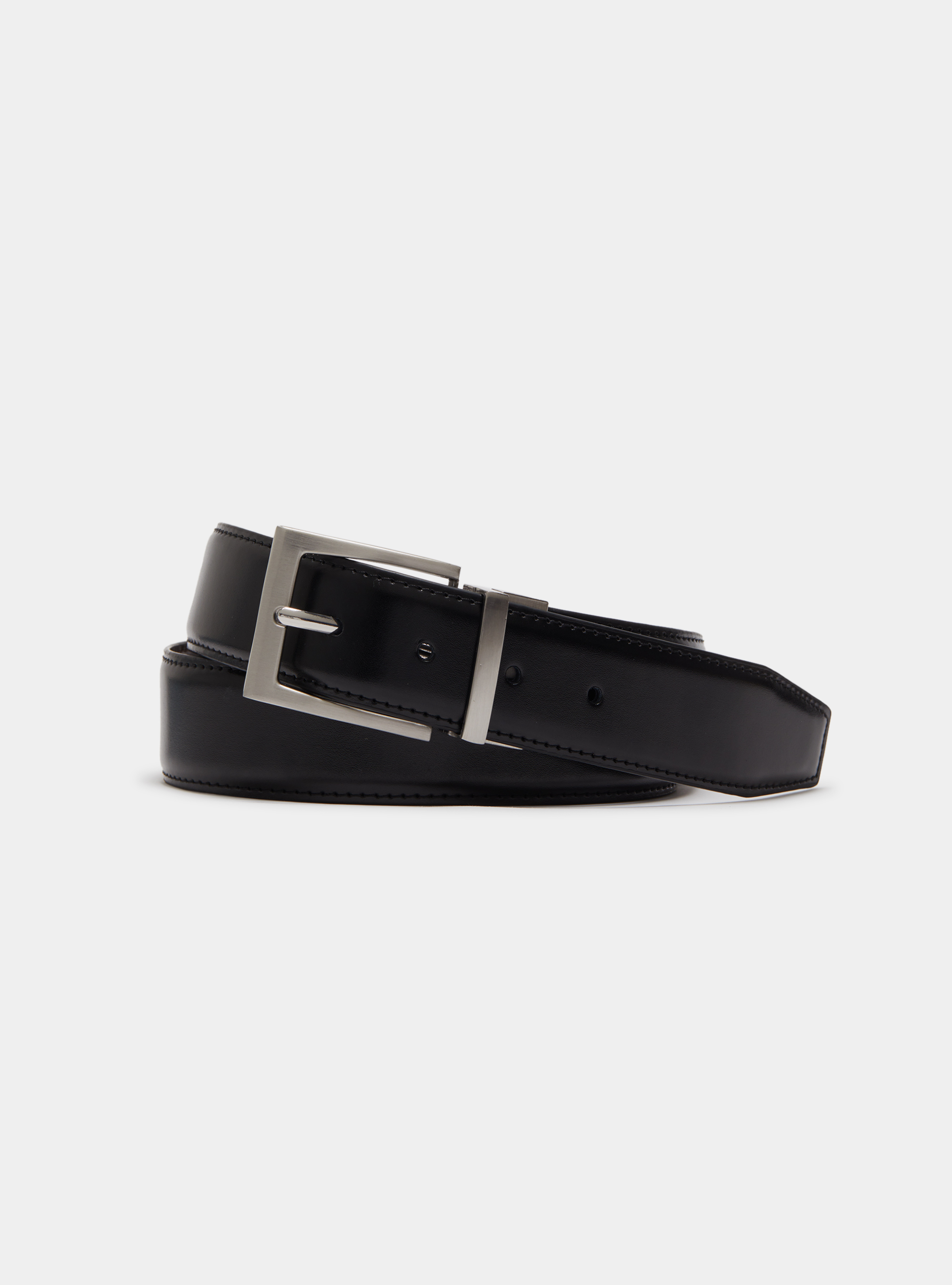 Classic reversible belt, BLACK