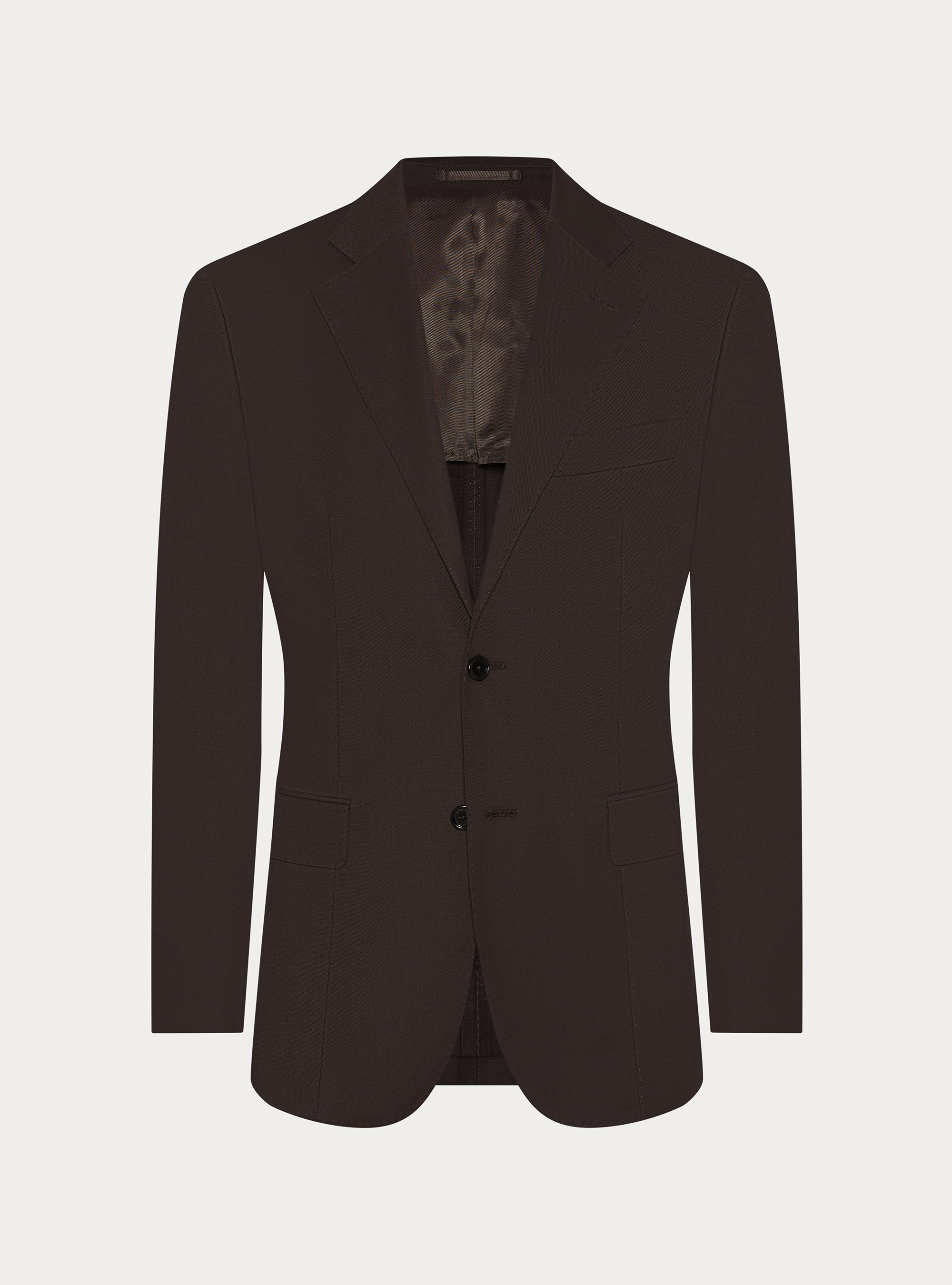 Pure wool suit jacket by Vitale Barberis Canonico, MARRONE 0508C