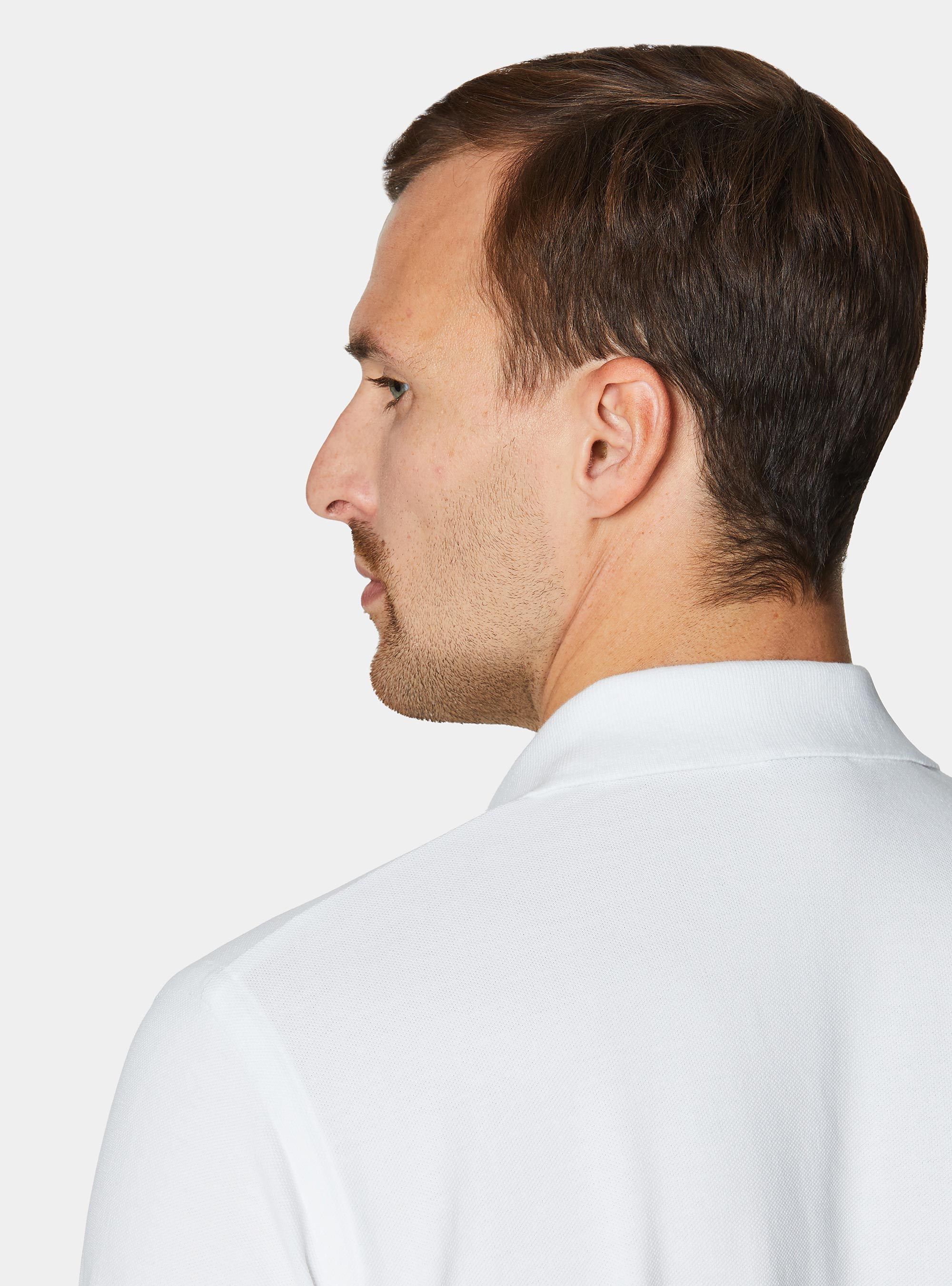 Classic piqu&eacute; polo shirt, WHITE