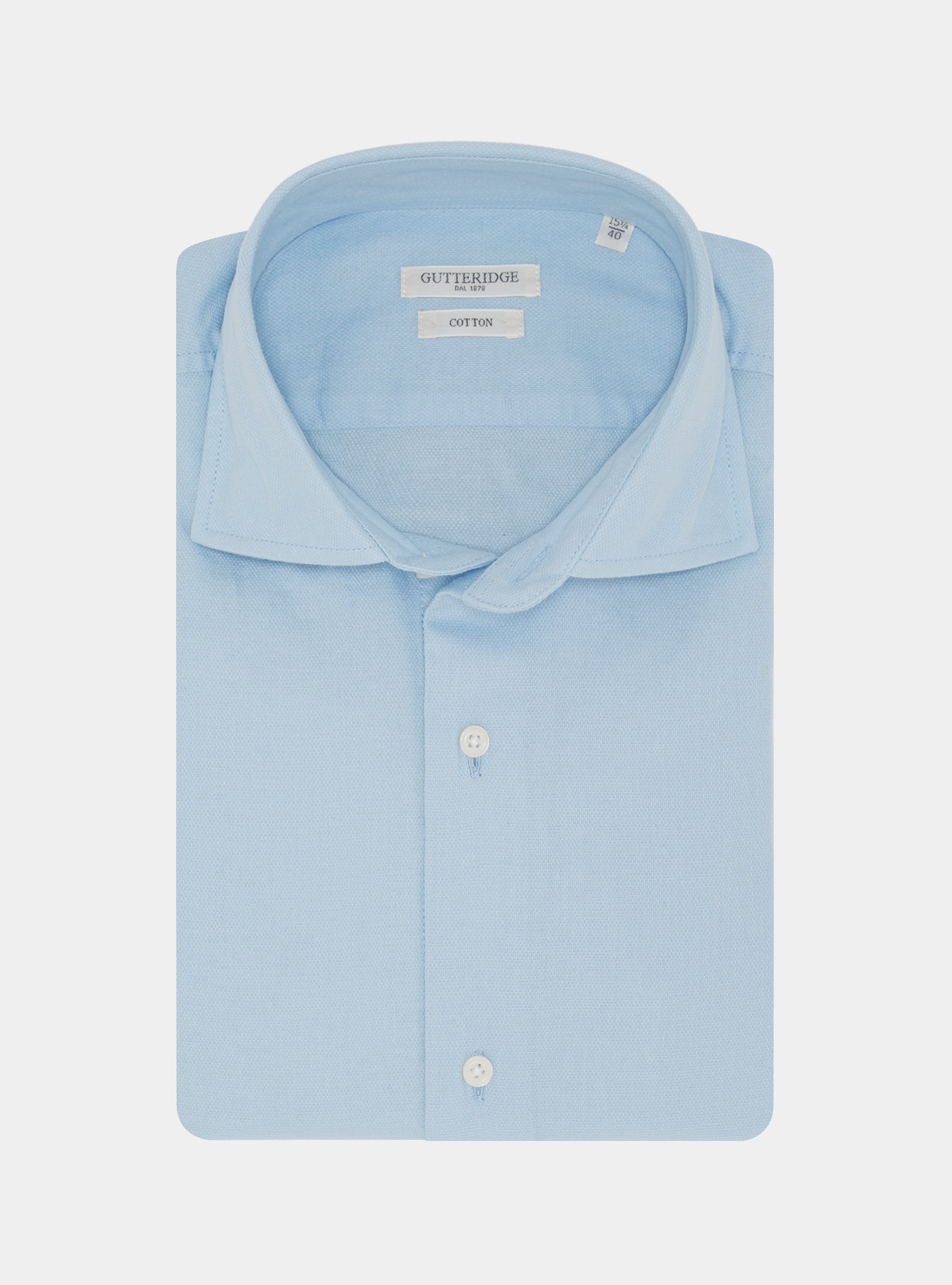 Cotton gauze shirt, LIGHT BLUE