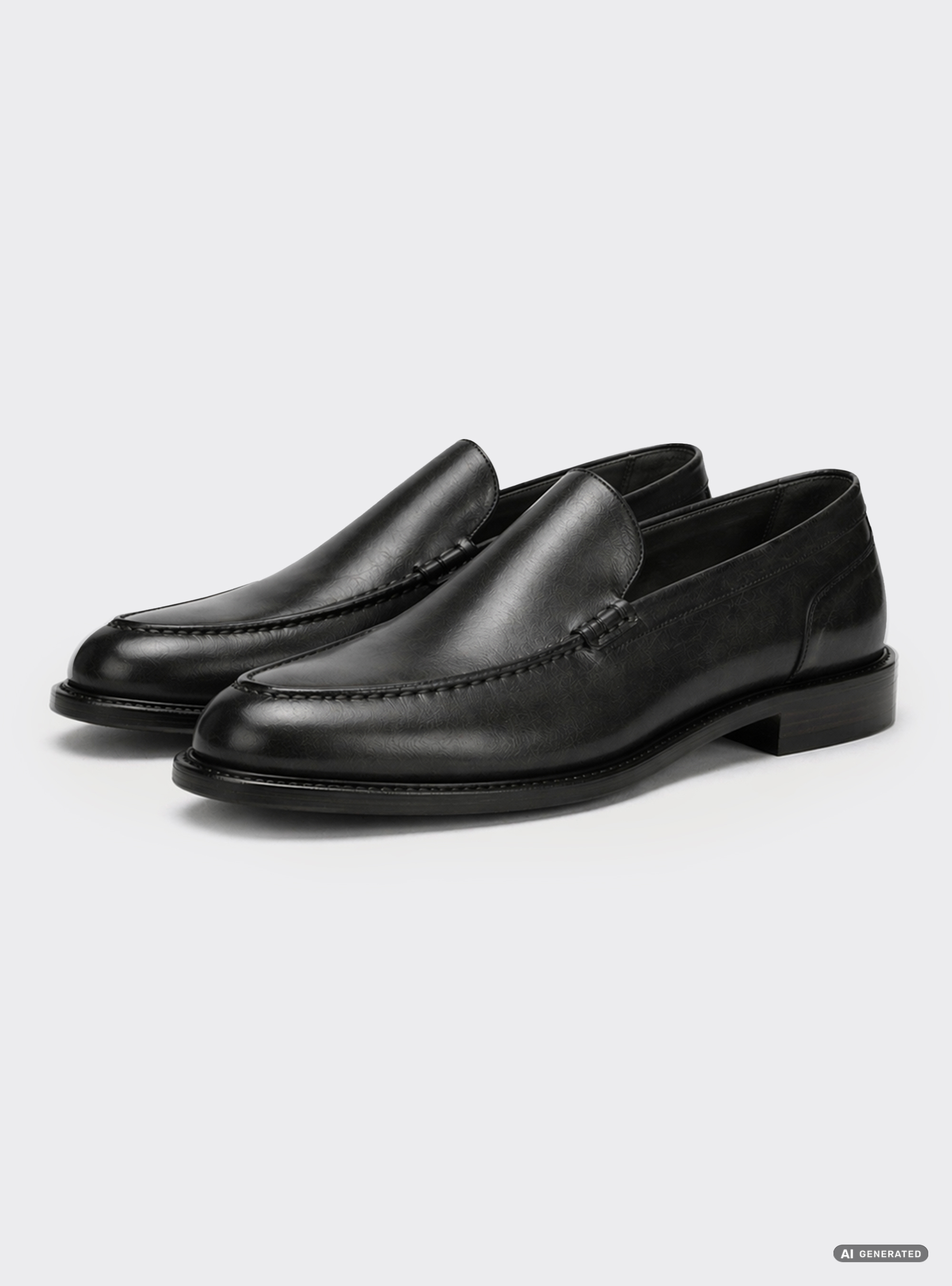 Mocassino in pelle di vitello, BLACK