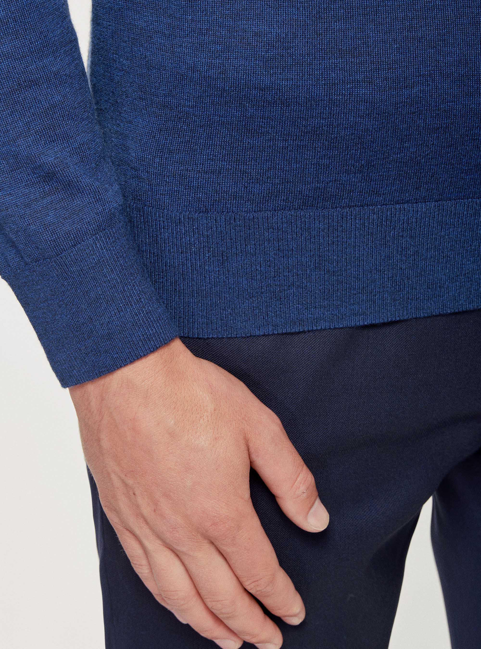 Dolcevita in pura lana merino, INCHIOSTRO