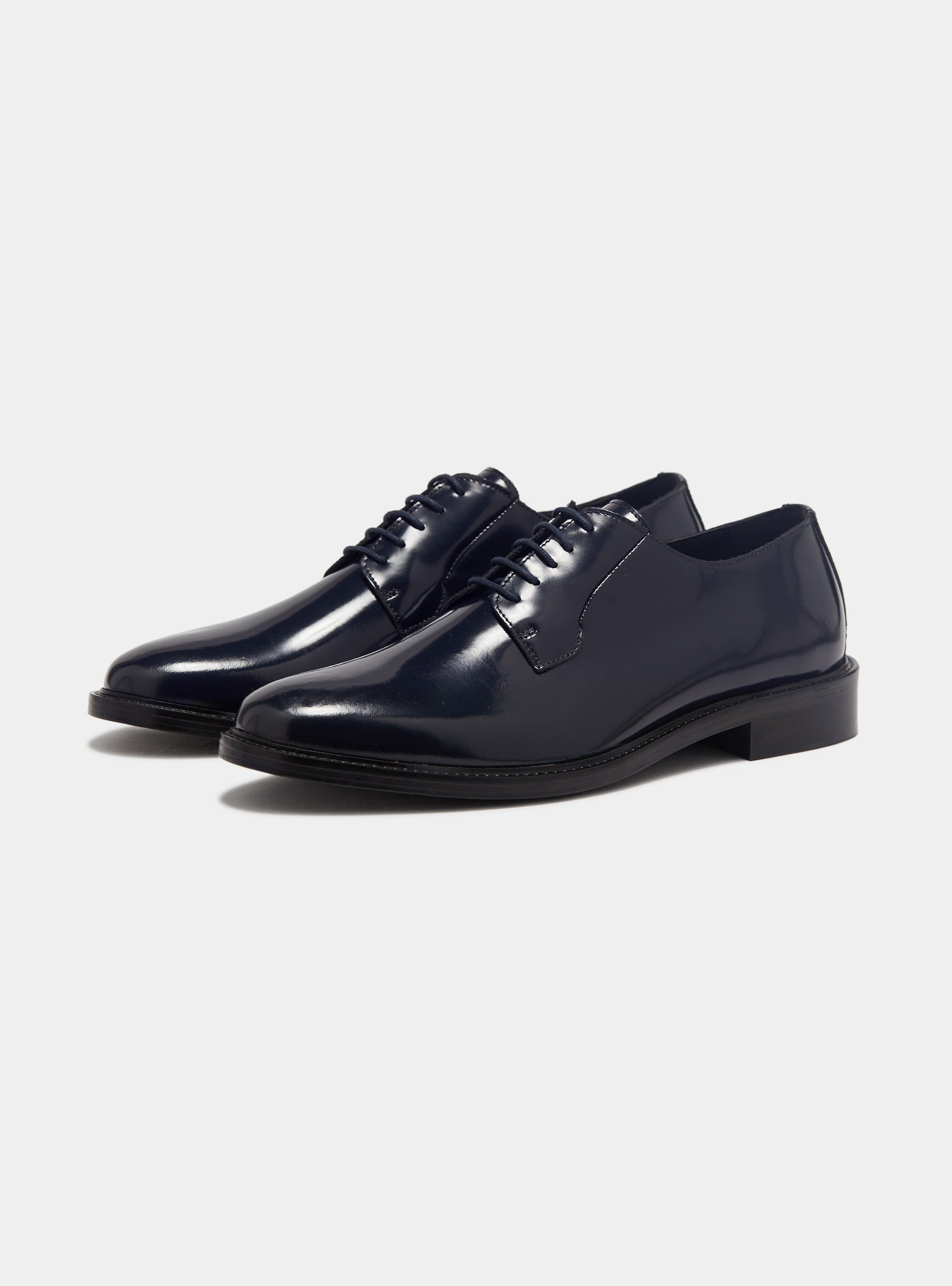 Derby in pelle abrasivata, BLU NAVY